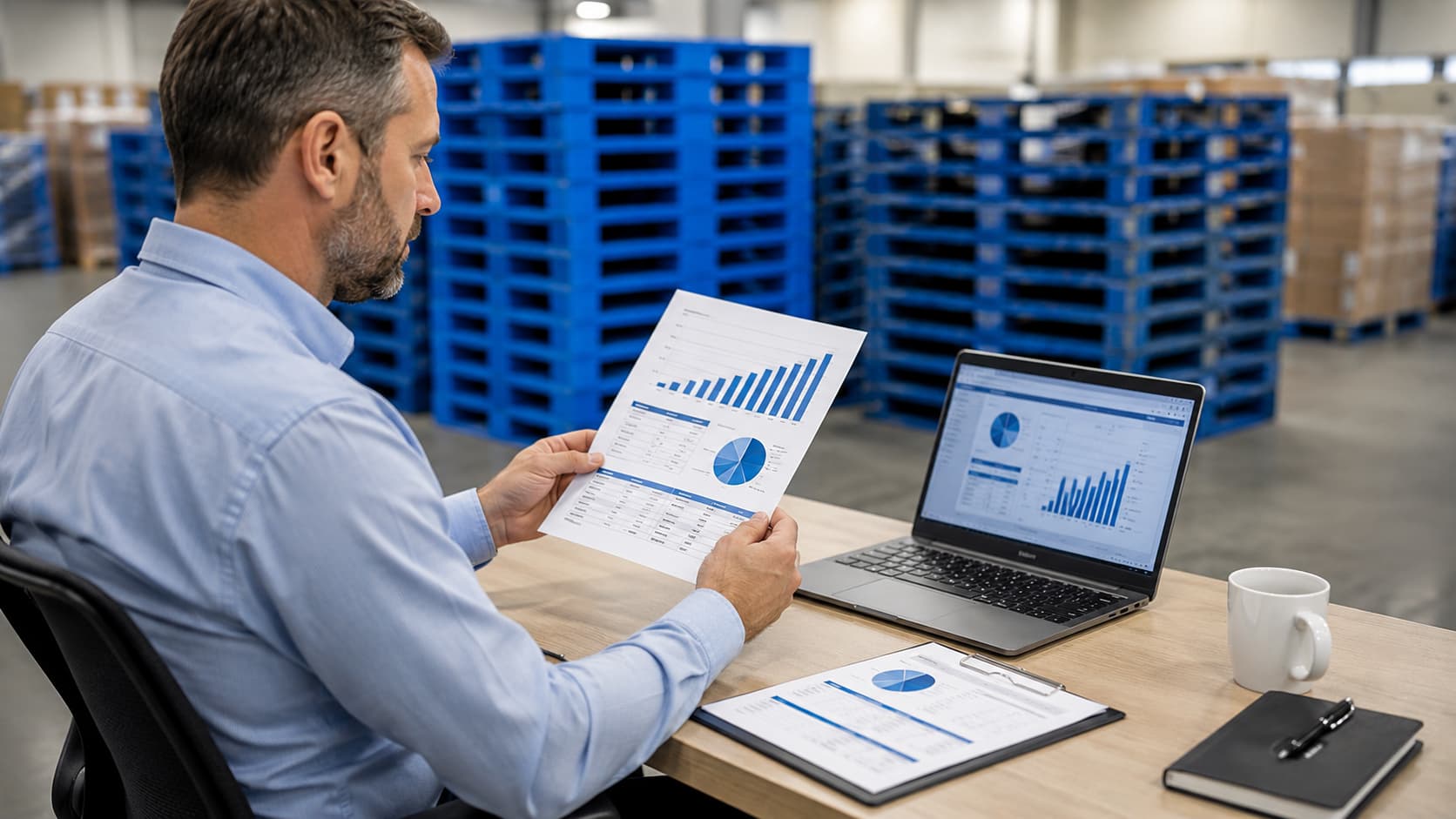 Plastic pallet ROI and total cost of ownership calculation for bulk buyers
