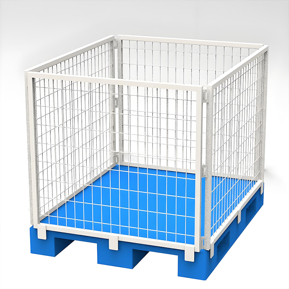 Plastic Pallet Wire Mesh Cage-01 - Weihong