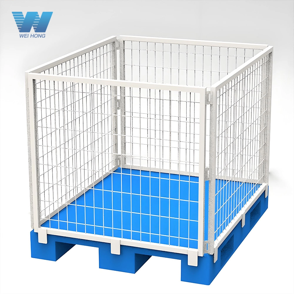 Plastic Pallet Wire Mesh Cage-01 - Weihong Plastic Pallet Wire Mesh Cage-01 - Weihong