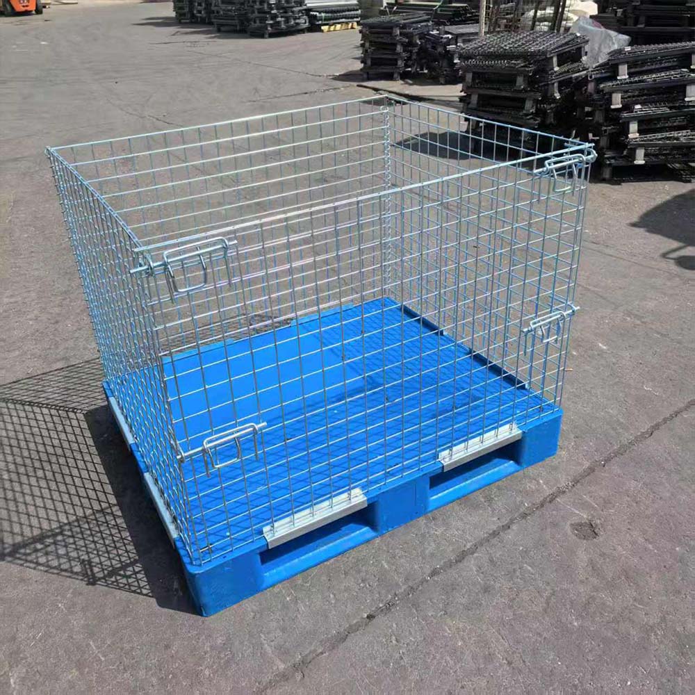 Plastic Pallet Wire Mesh Cage-02 - Weihong