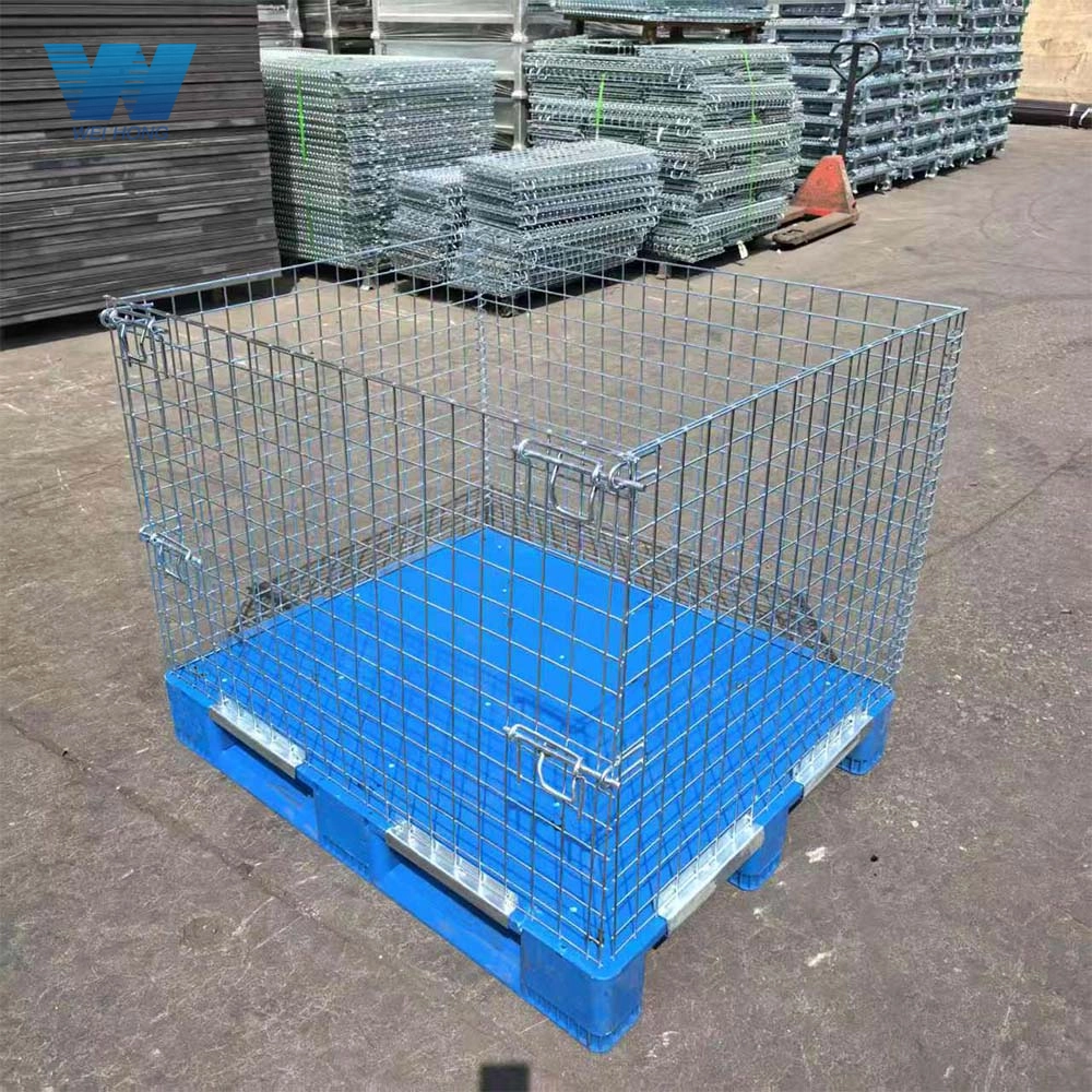Plastic Pallet Wire Mesh Cage-03 - Weihong Plastic Pallet Wire Mesh Cage-03 - Weihong