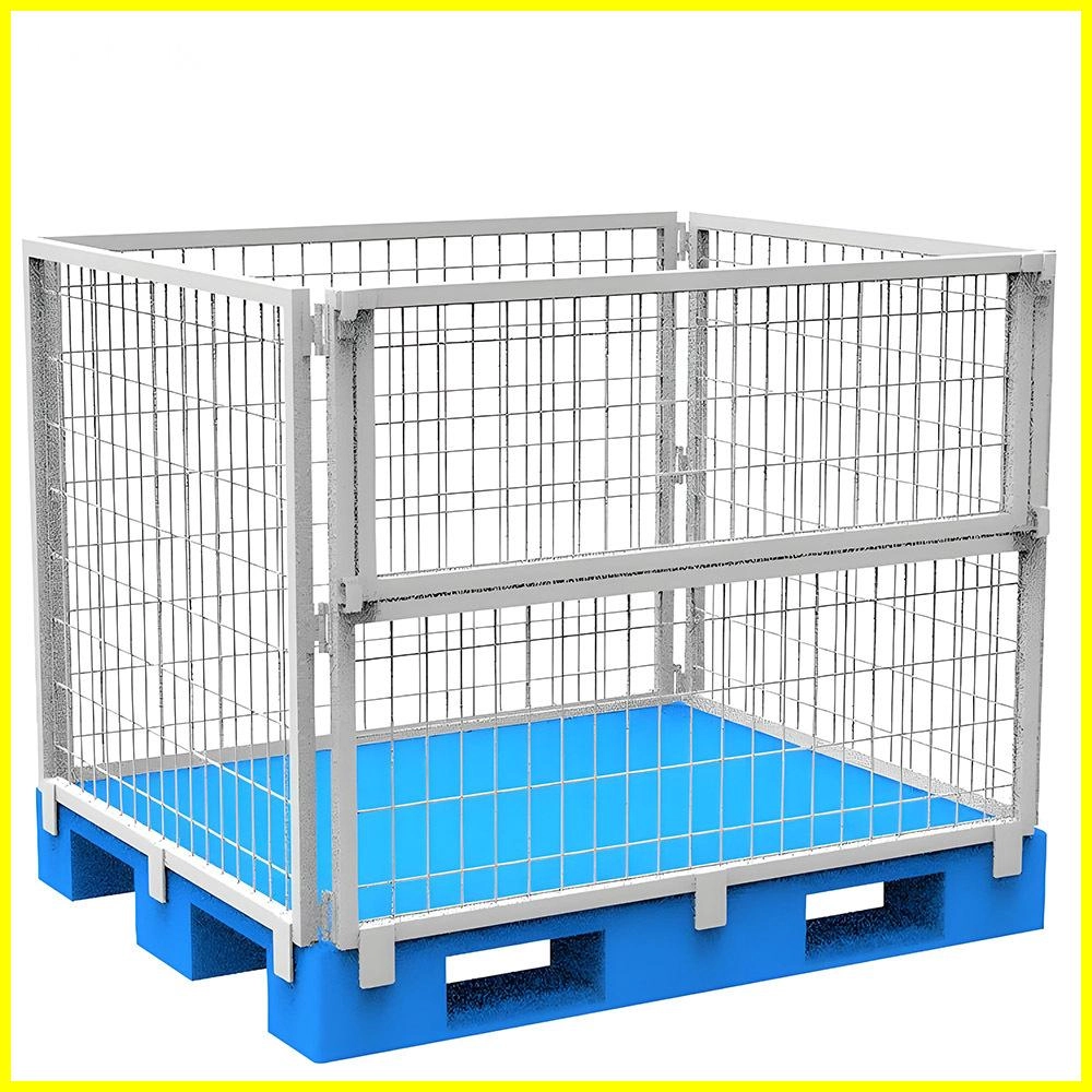 Plastic Pallet Wire Mesh Cage - Weihong