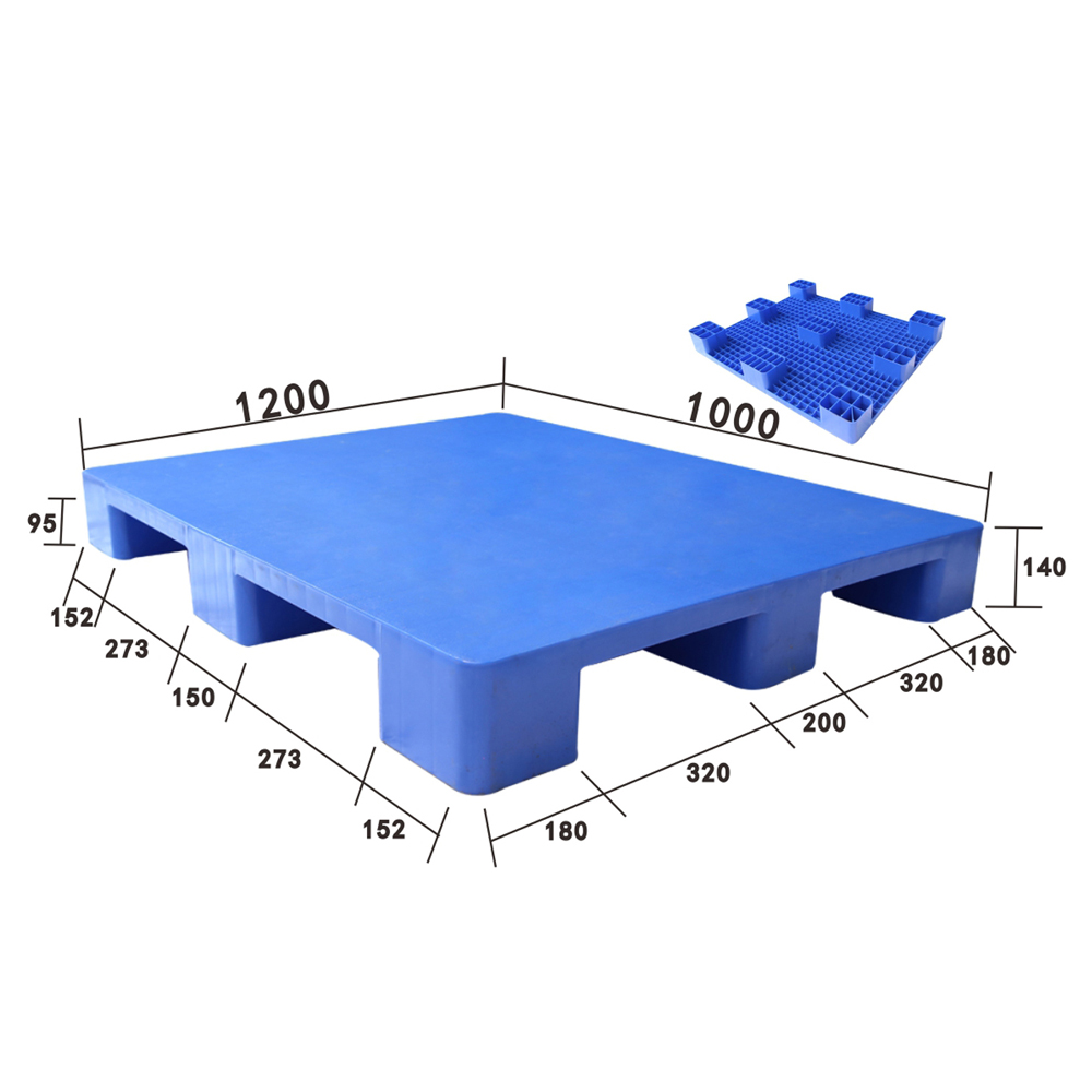 Plastic Pallet ZJ1210-140F Size - Weihong