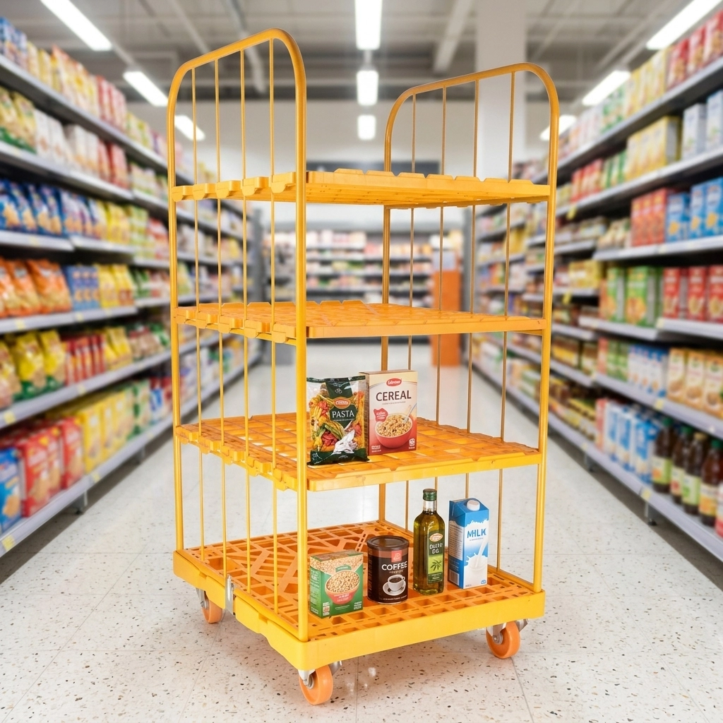 Plastic Trolley Supermarket 2 - Weihong