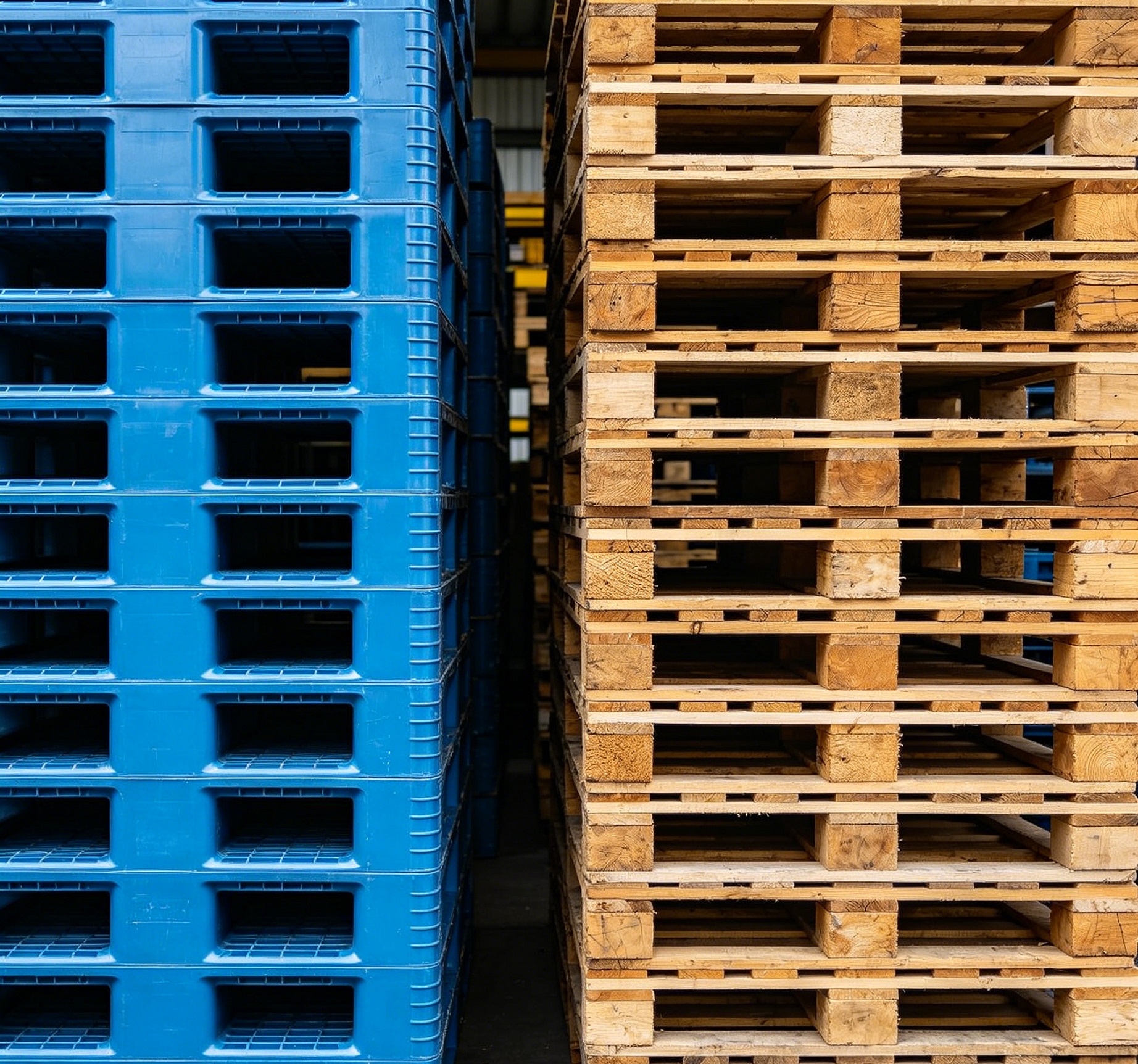 plastic vs wooden pallet 2