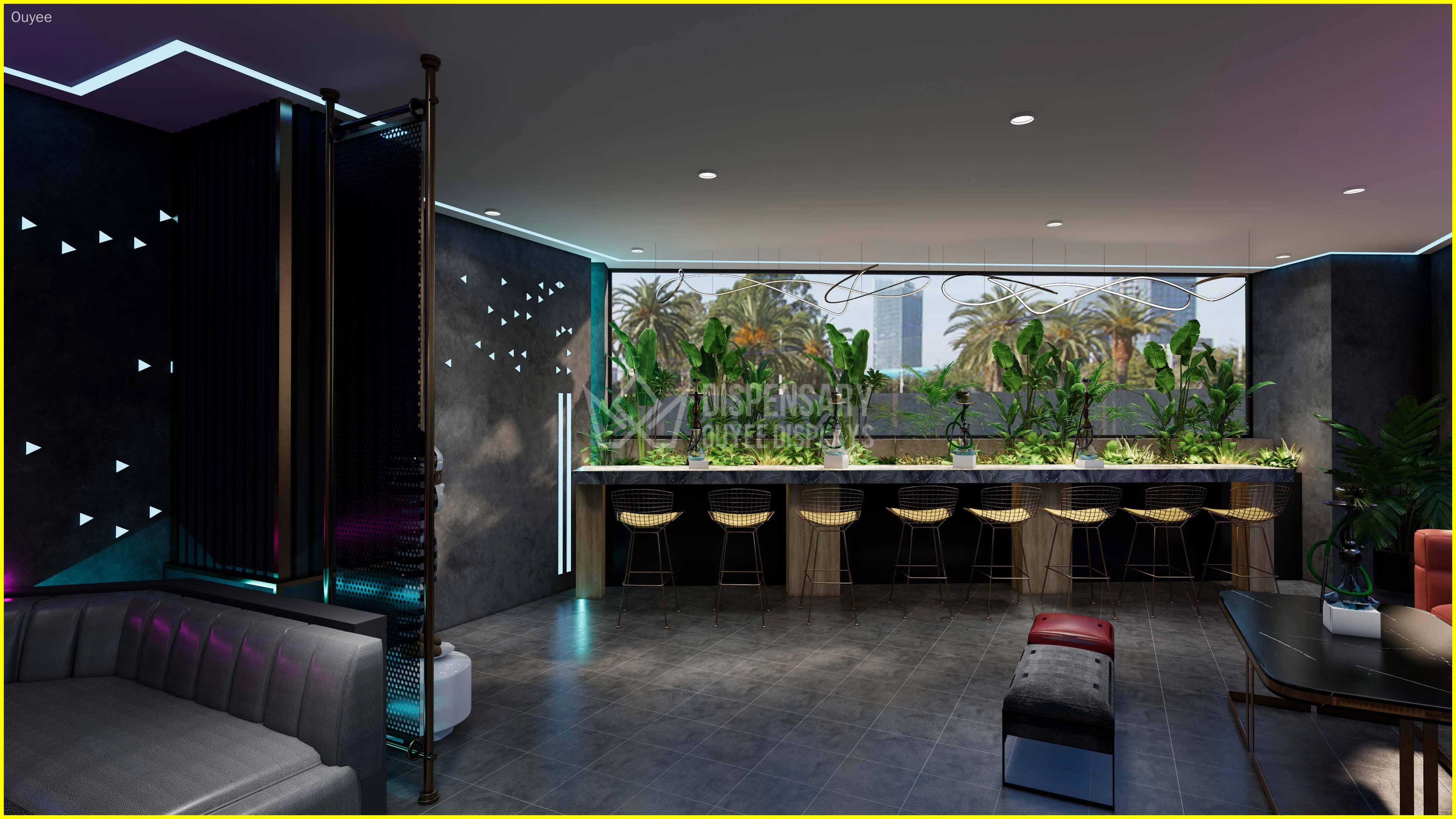 3D design hookah lounge furniture for sale - Ouyee