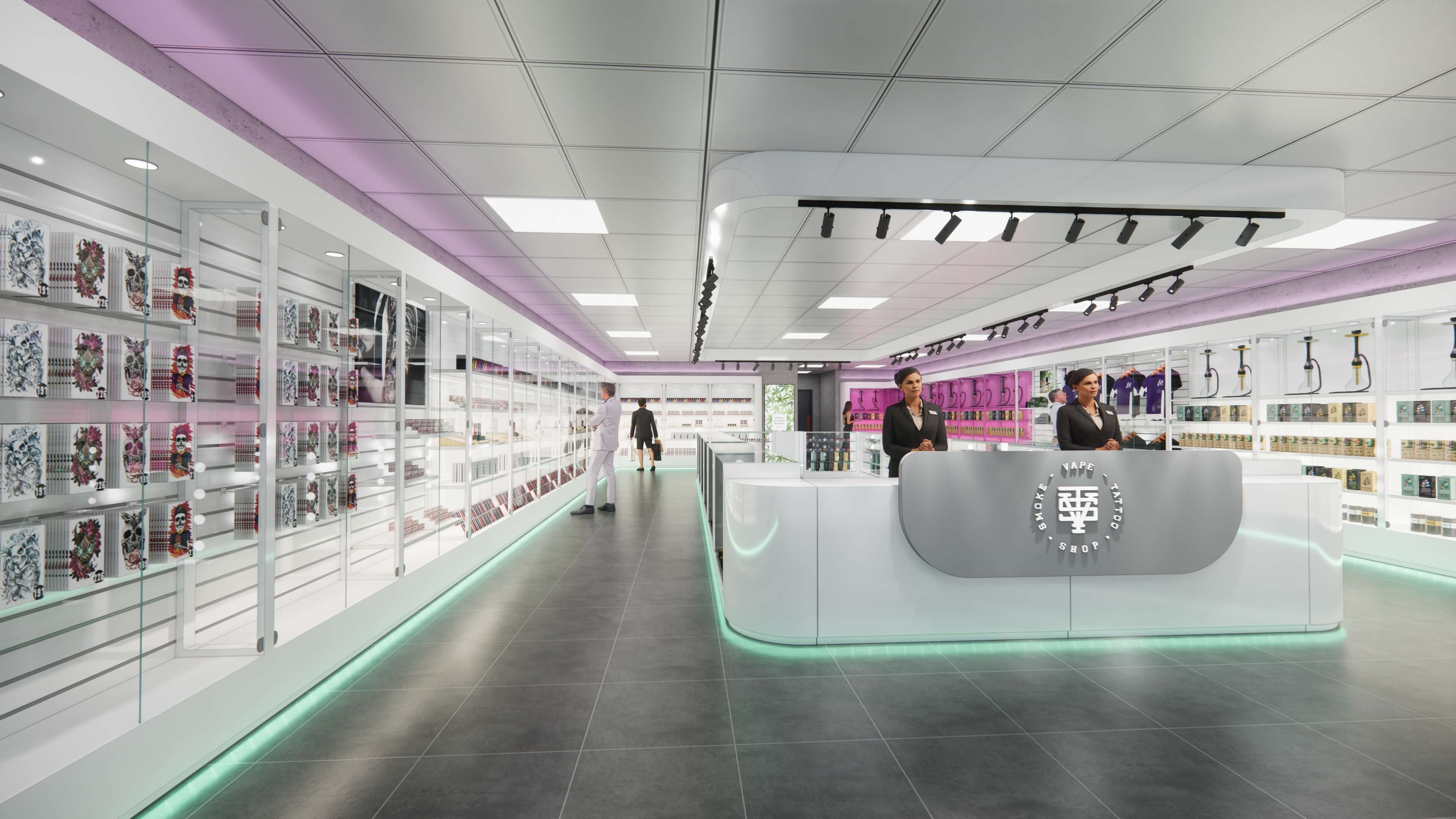 cannabis dispensary displays makers