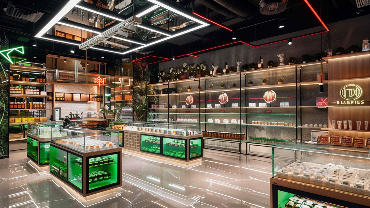 cannabis dispensary fixtures supplier