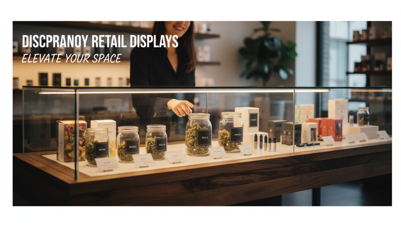 cannabis dispensary retail display cases - Ouyee