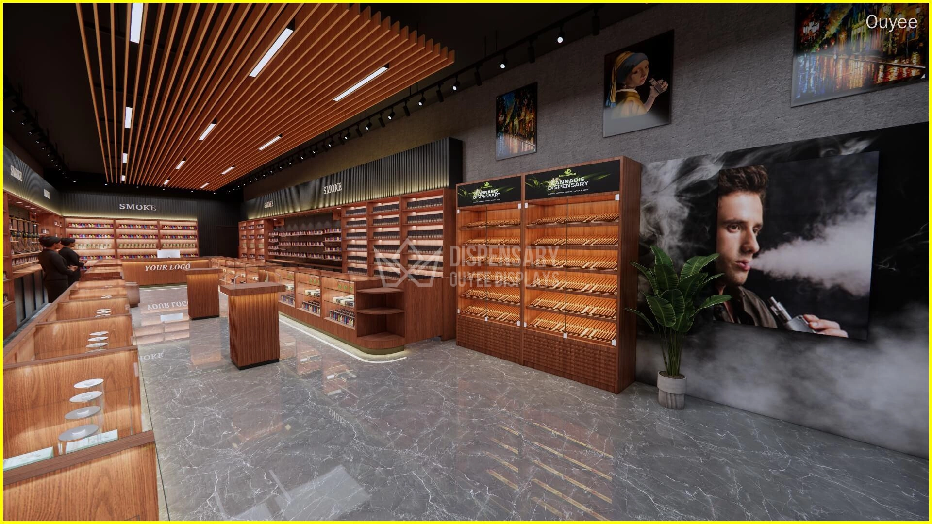 cannabis display case factories - Ouyee