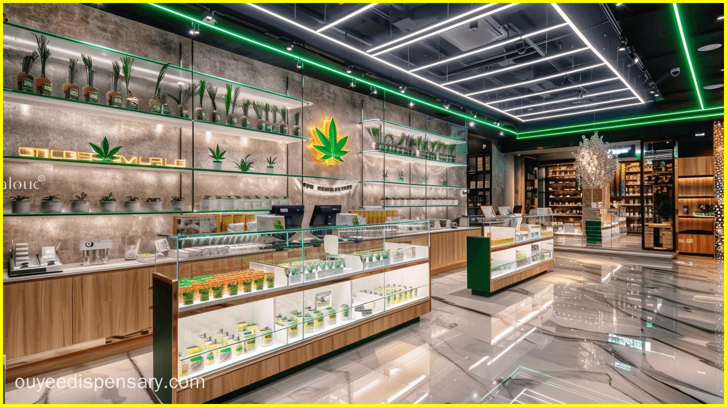 cannabis glass display cabinet company - Ouyee