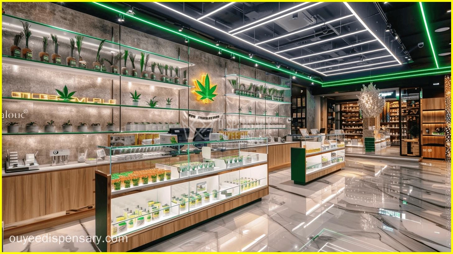 cannabis glass display cabinet company - Ouyee