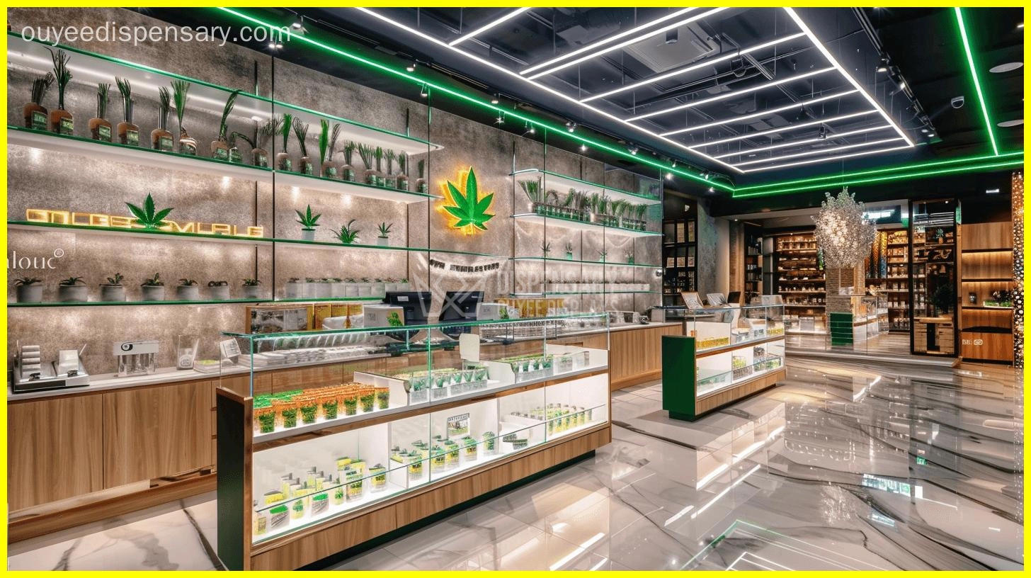 cannabis glass display cabinet company - Ouyee
