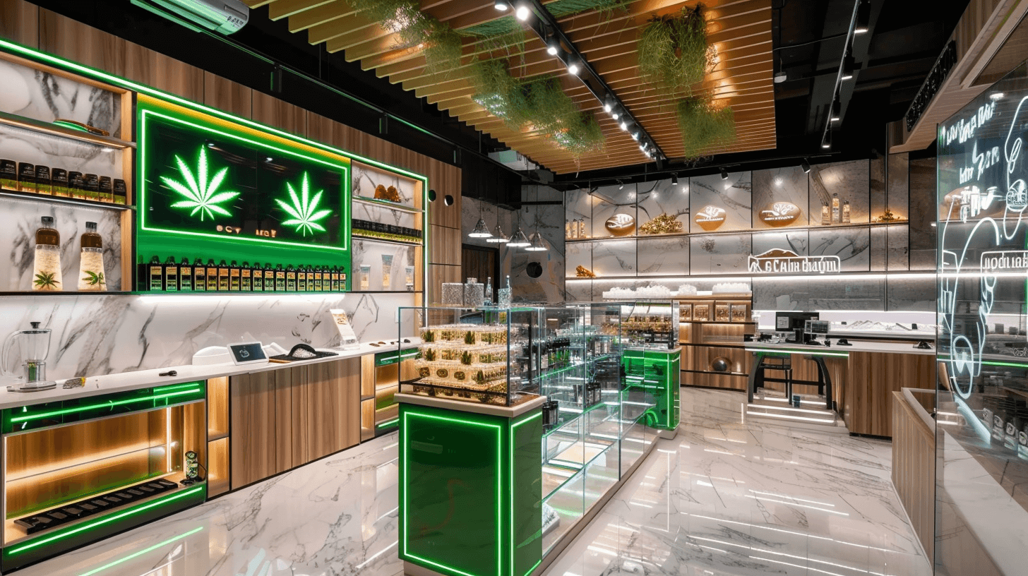 cannabis glass display cabinet manufacturing - Ouyee