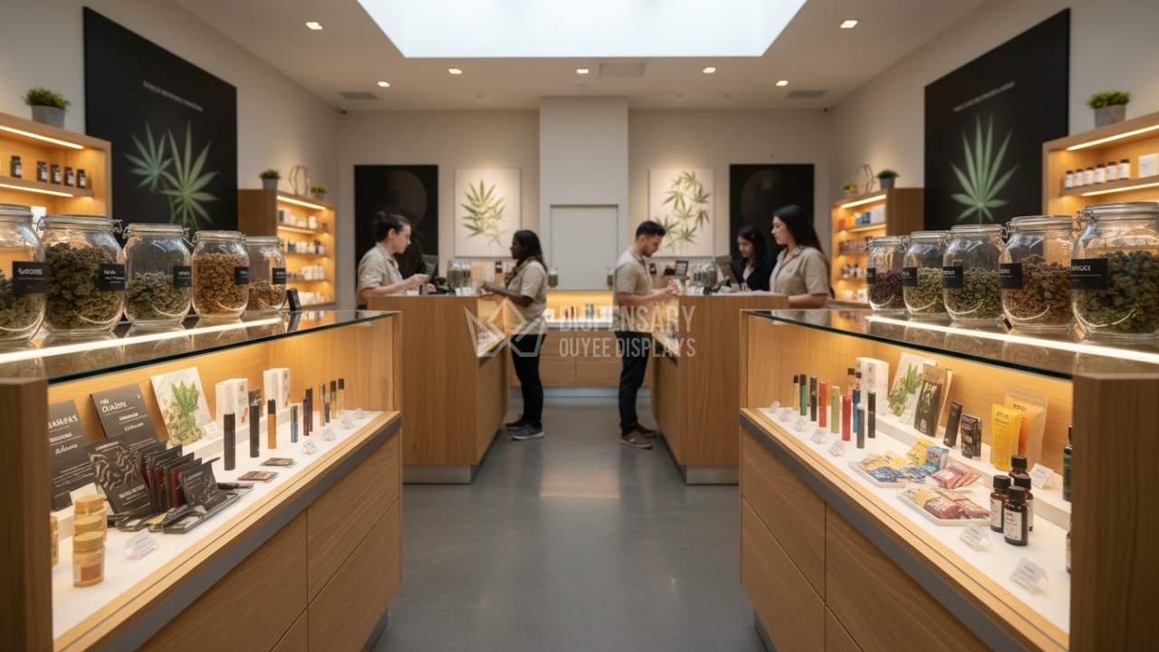 cannabis store counters