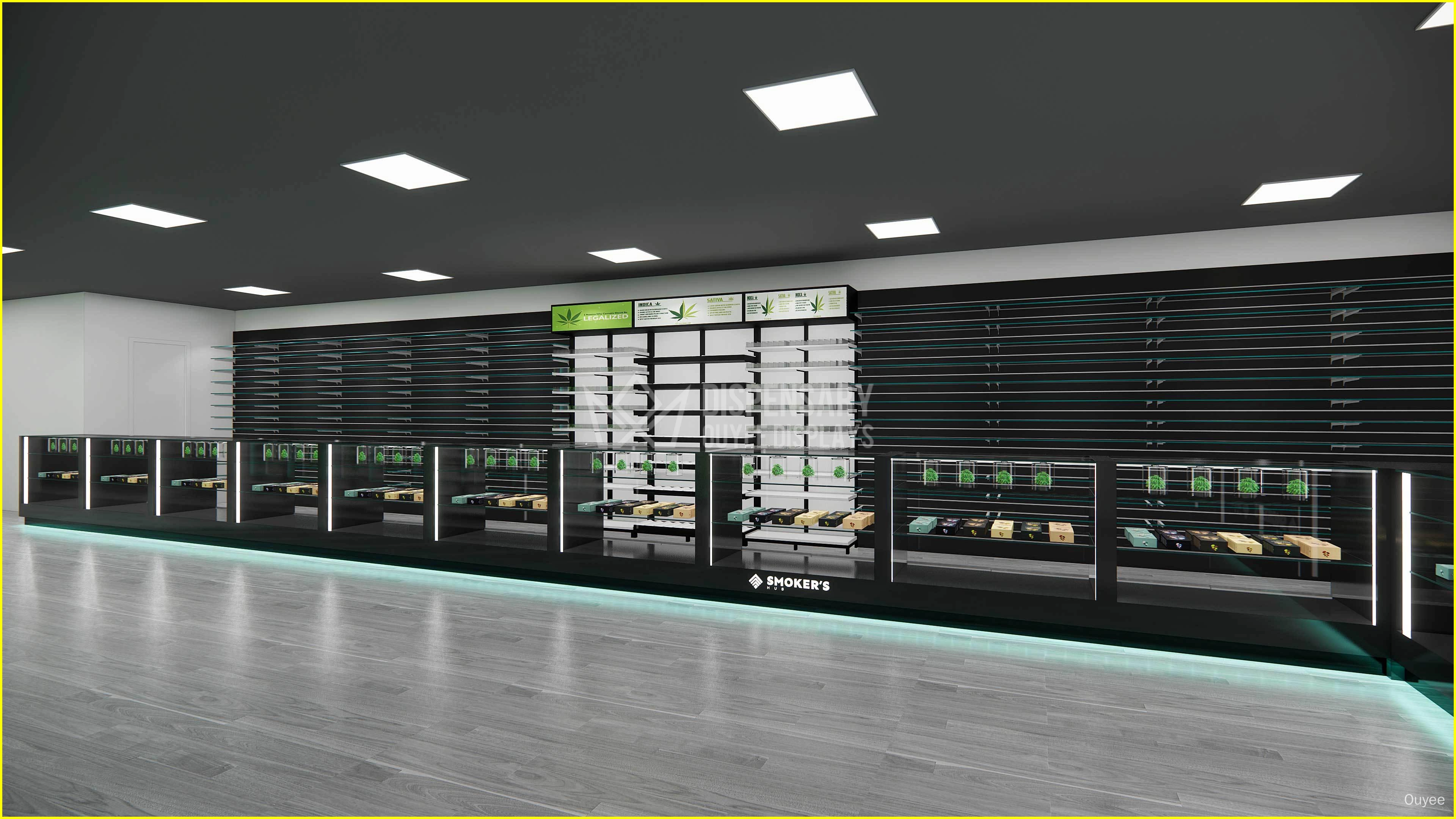 cbd product displays factory - Ouyee