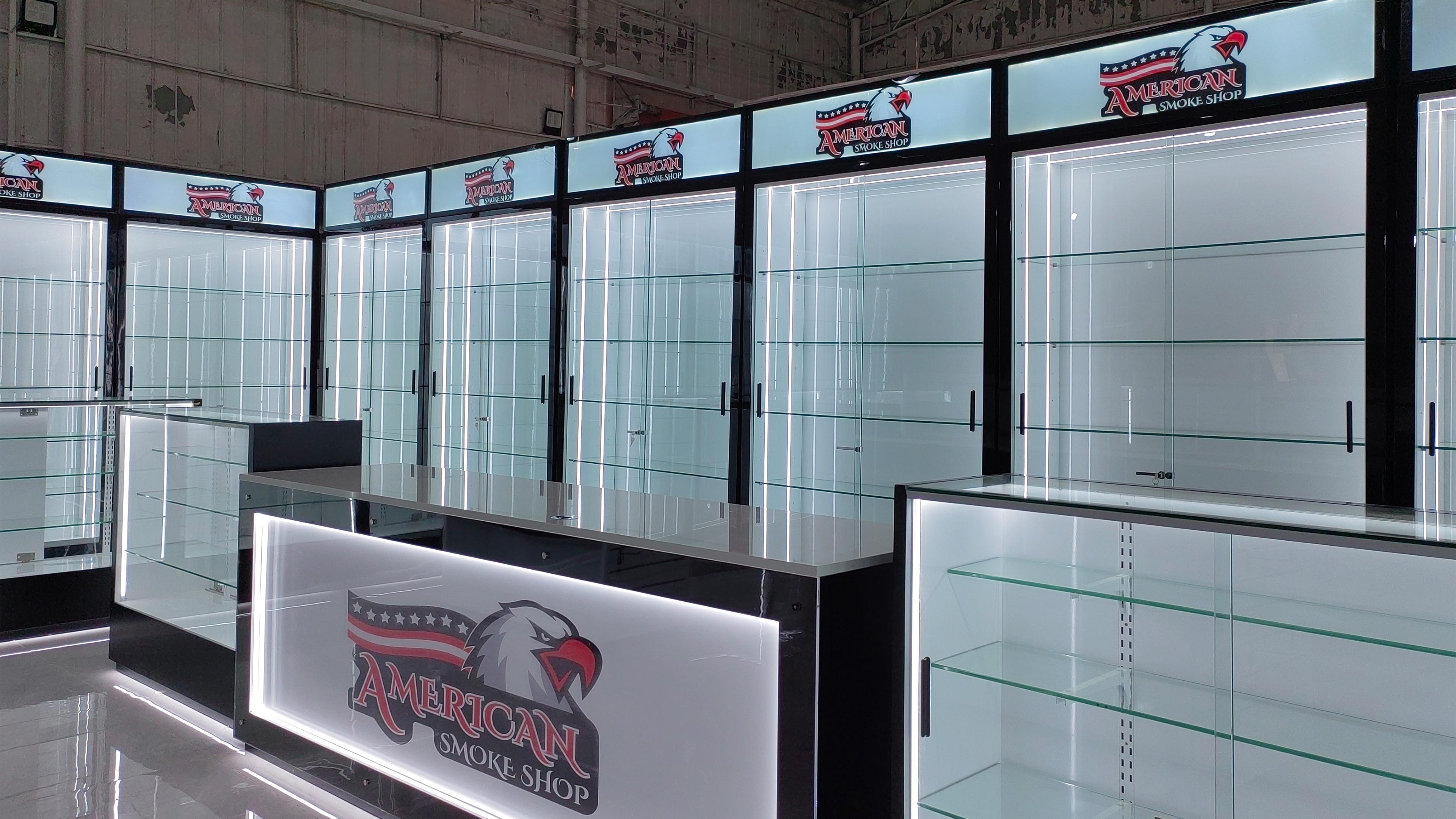 cigarette display cabinet factory