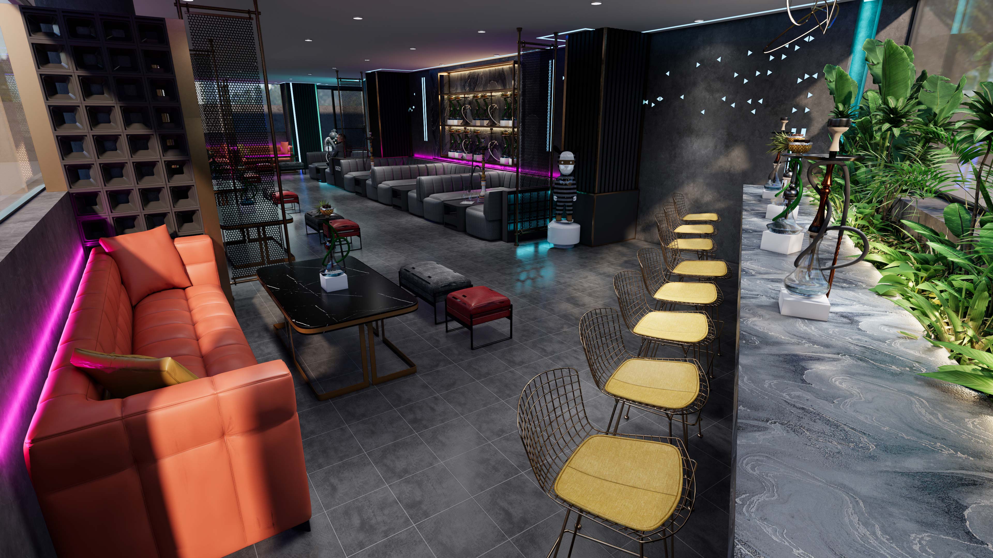 creative hookah lounge furniture for sale