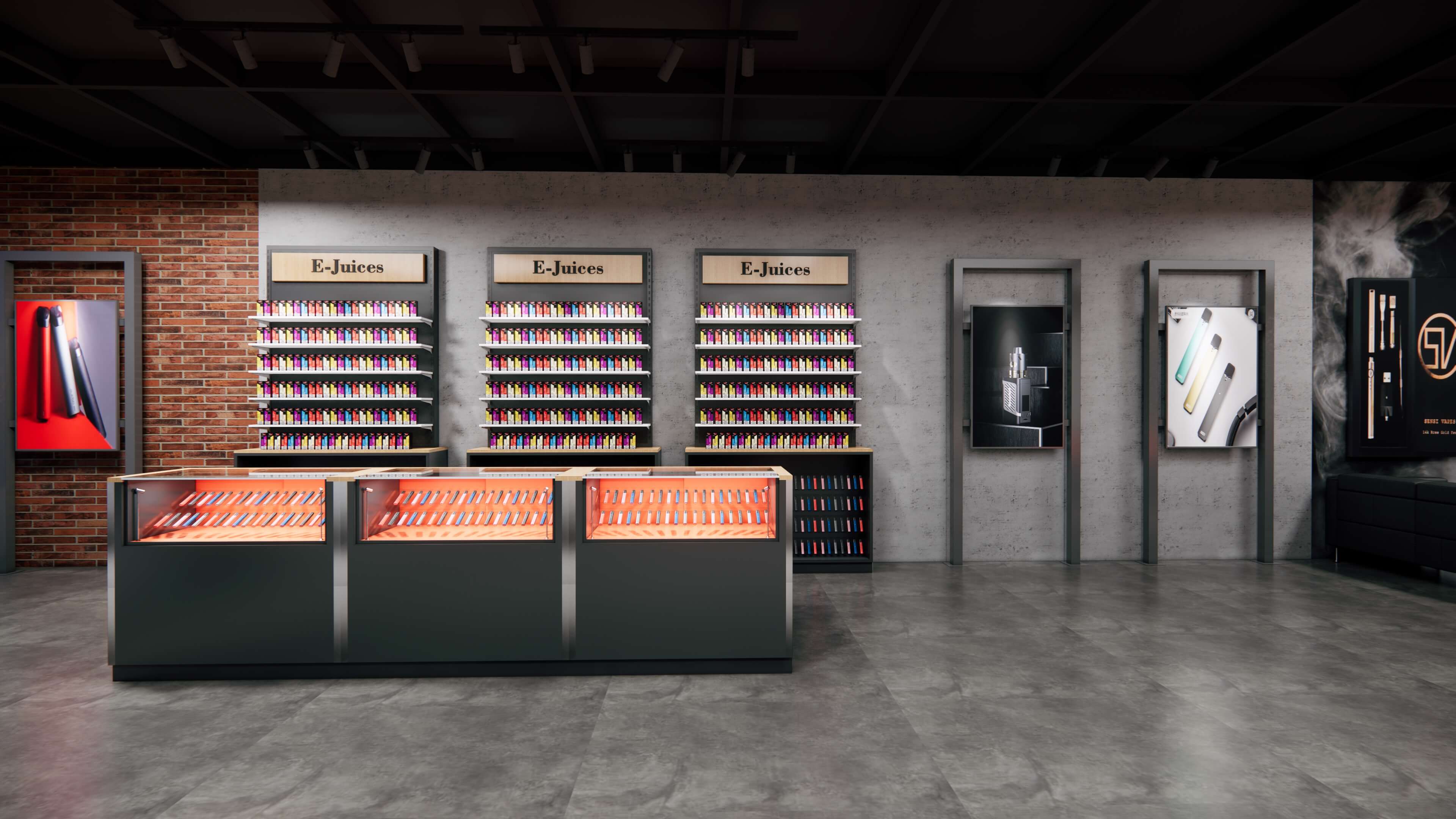custom cbd retail display - Ouyee