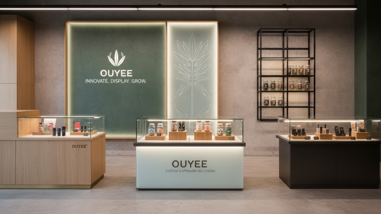 custom dispensary display cases - Ouyee