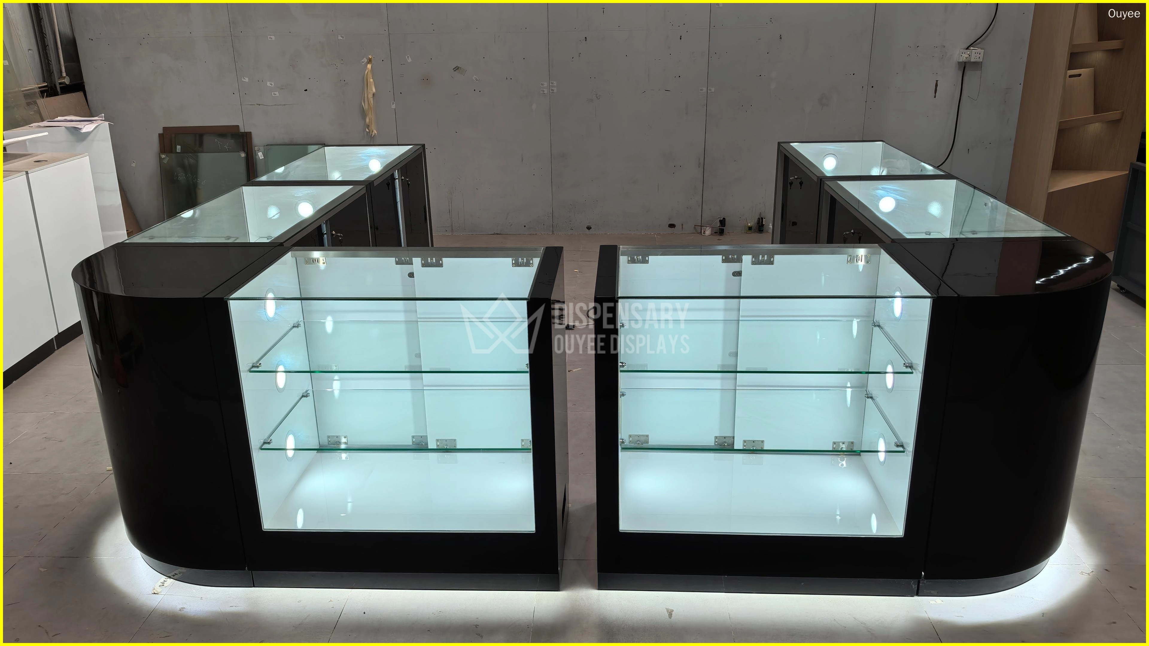 custom dispensary display cases - Ouyee