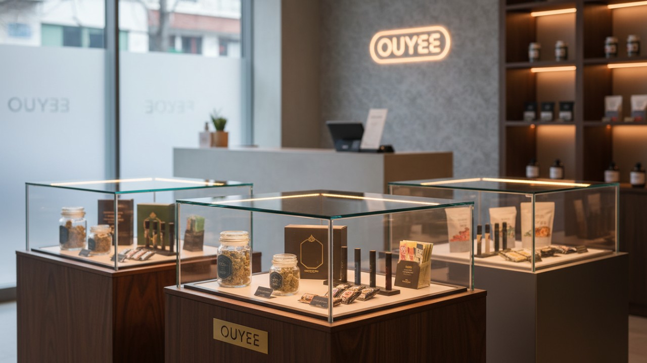 custom dispensary display cases - Ouyee