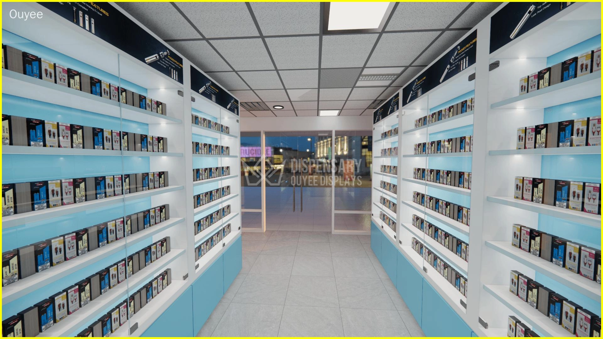 custom e cigarette display rack - Ouyee