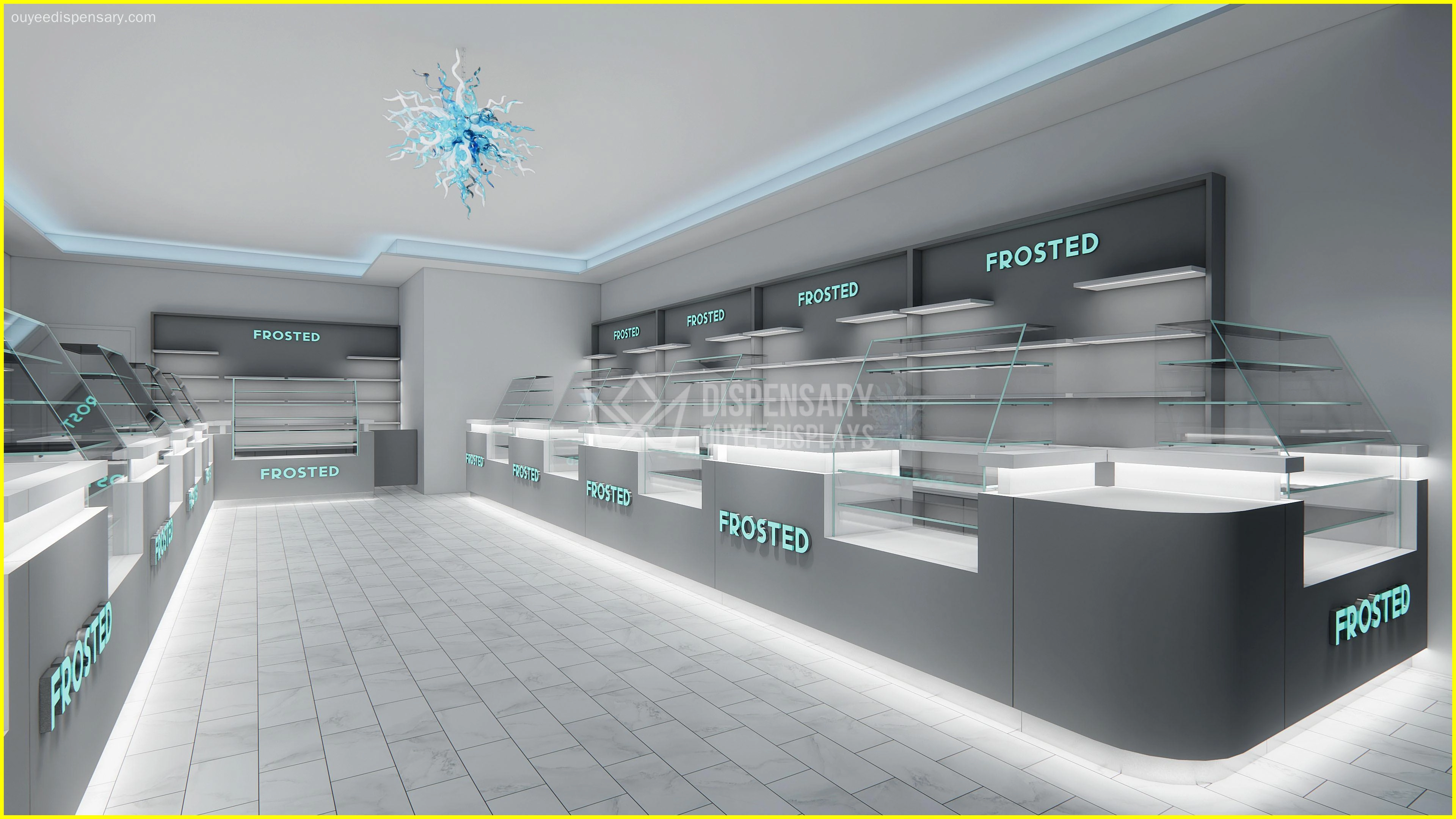 custom good display of smoke shop - Ouyee