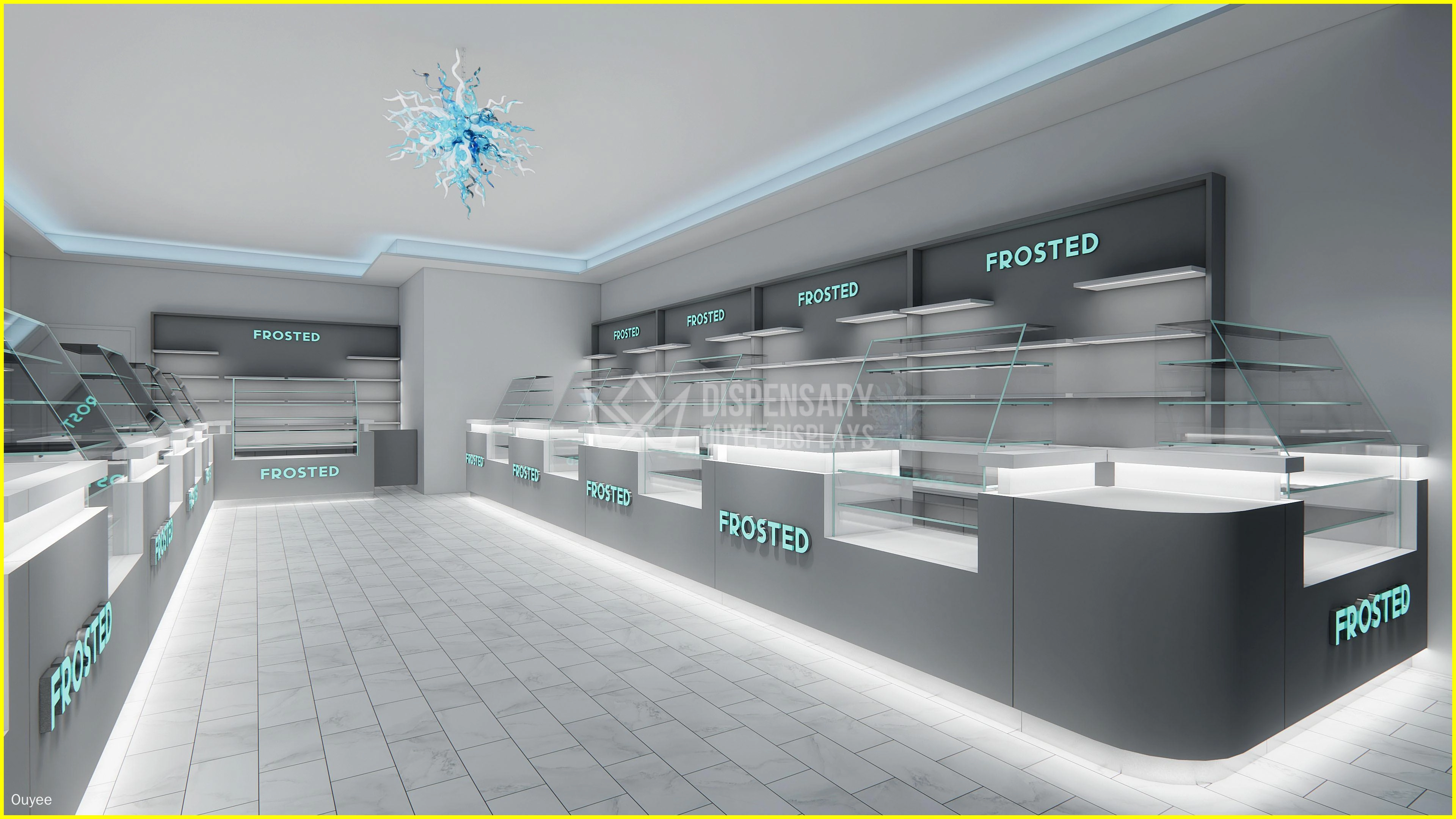 custom good display of smoke shop - Ouyee