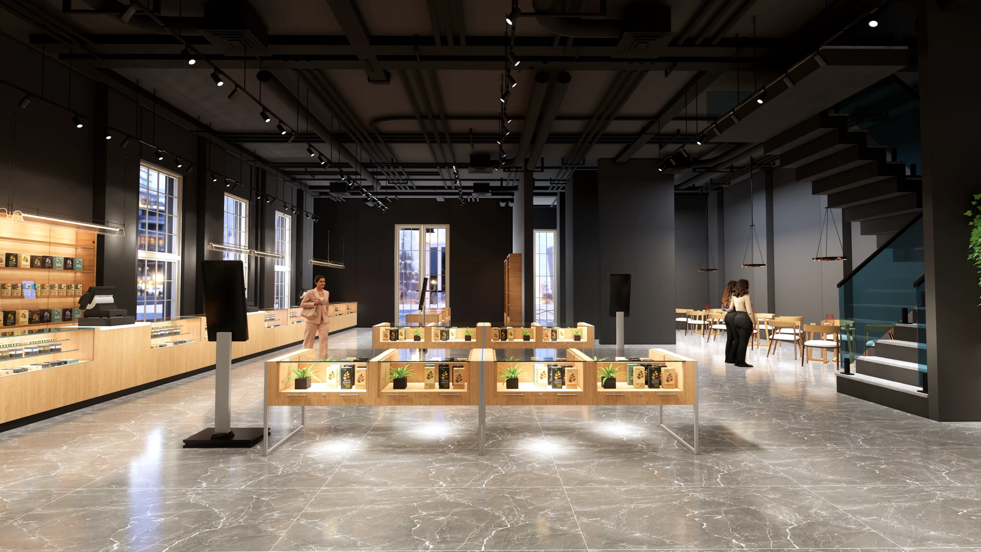 customize cannabis dispensary retail counters