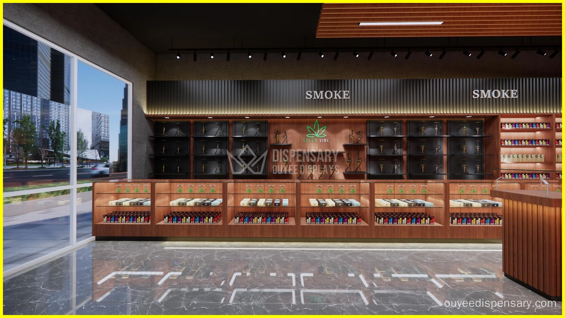 customize cannabis display case - Ouyee