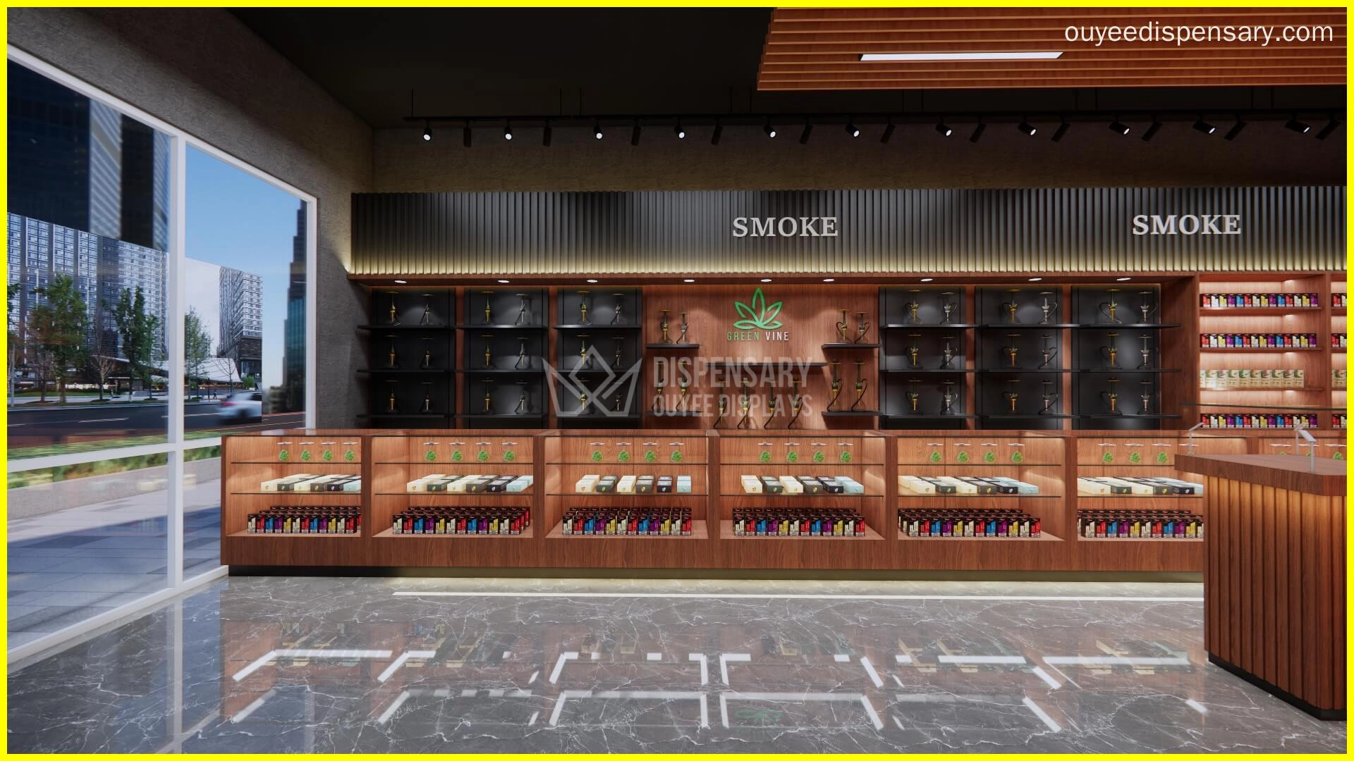 customize cannabis display case - Ouyee