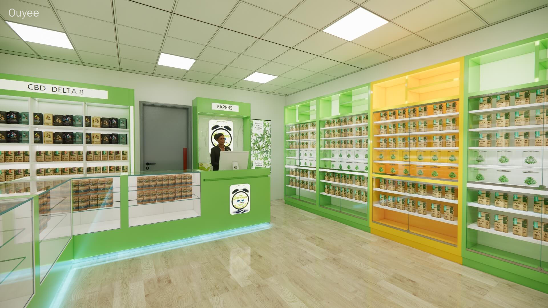 customize cbd cigarettes display