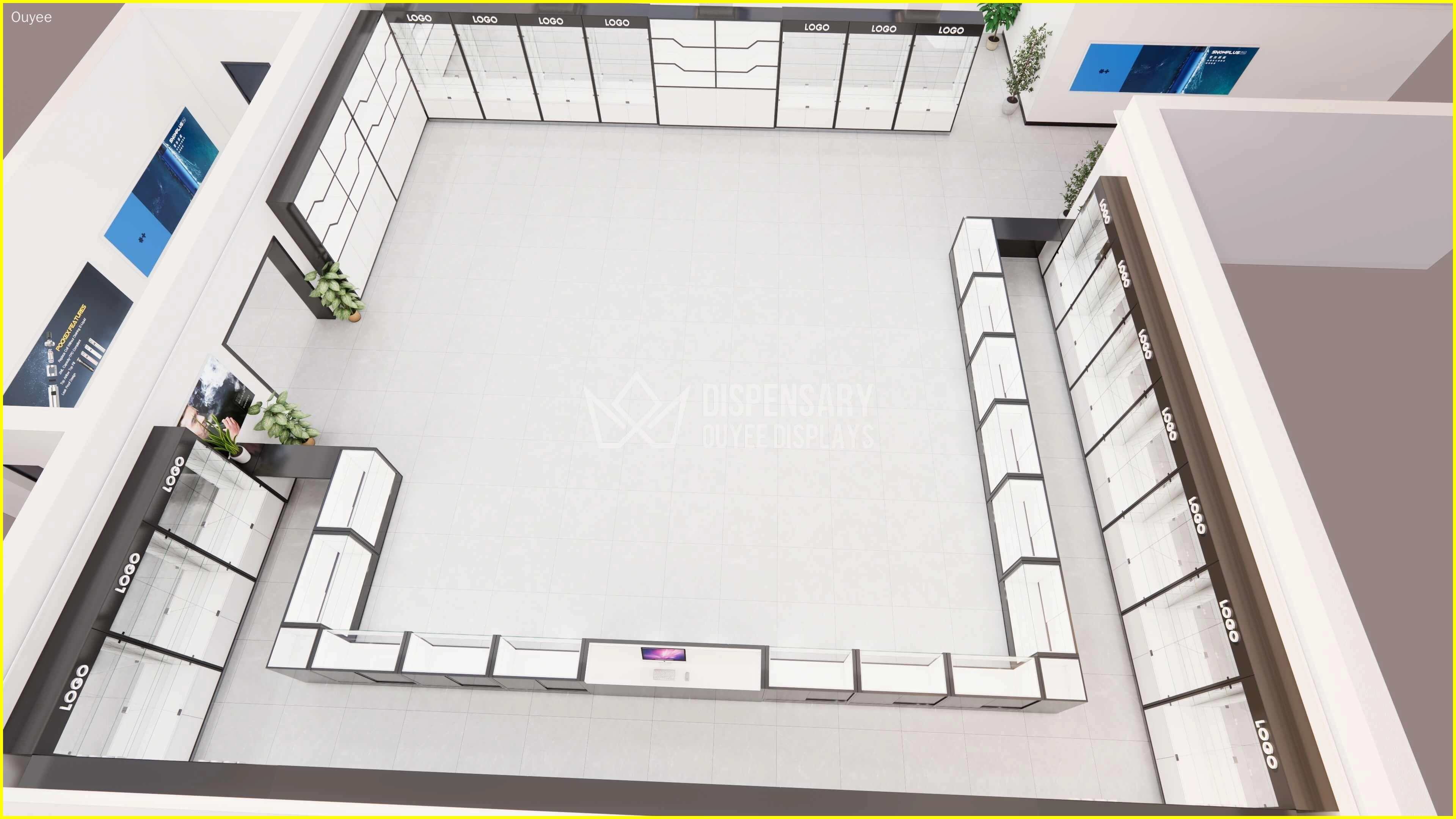 customize cbd retail displays - Ouyee