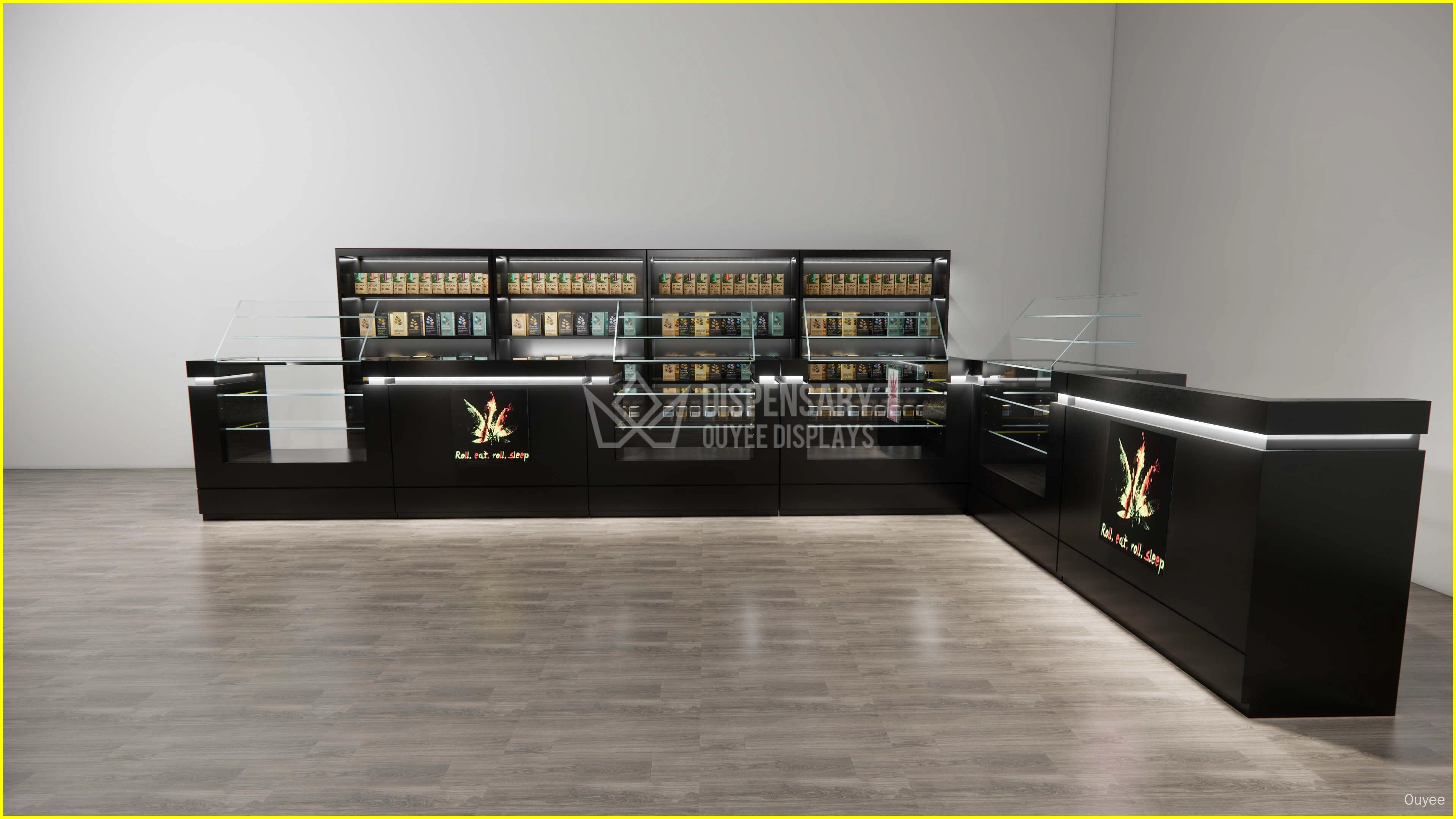 customize cigarette display counter - Ouyee