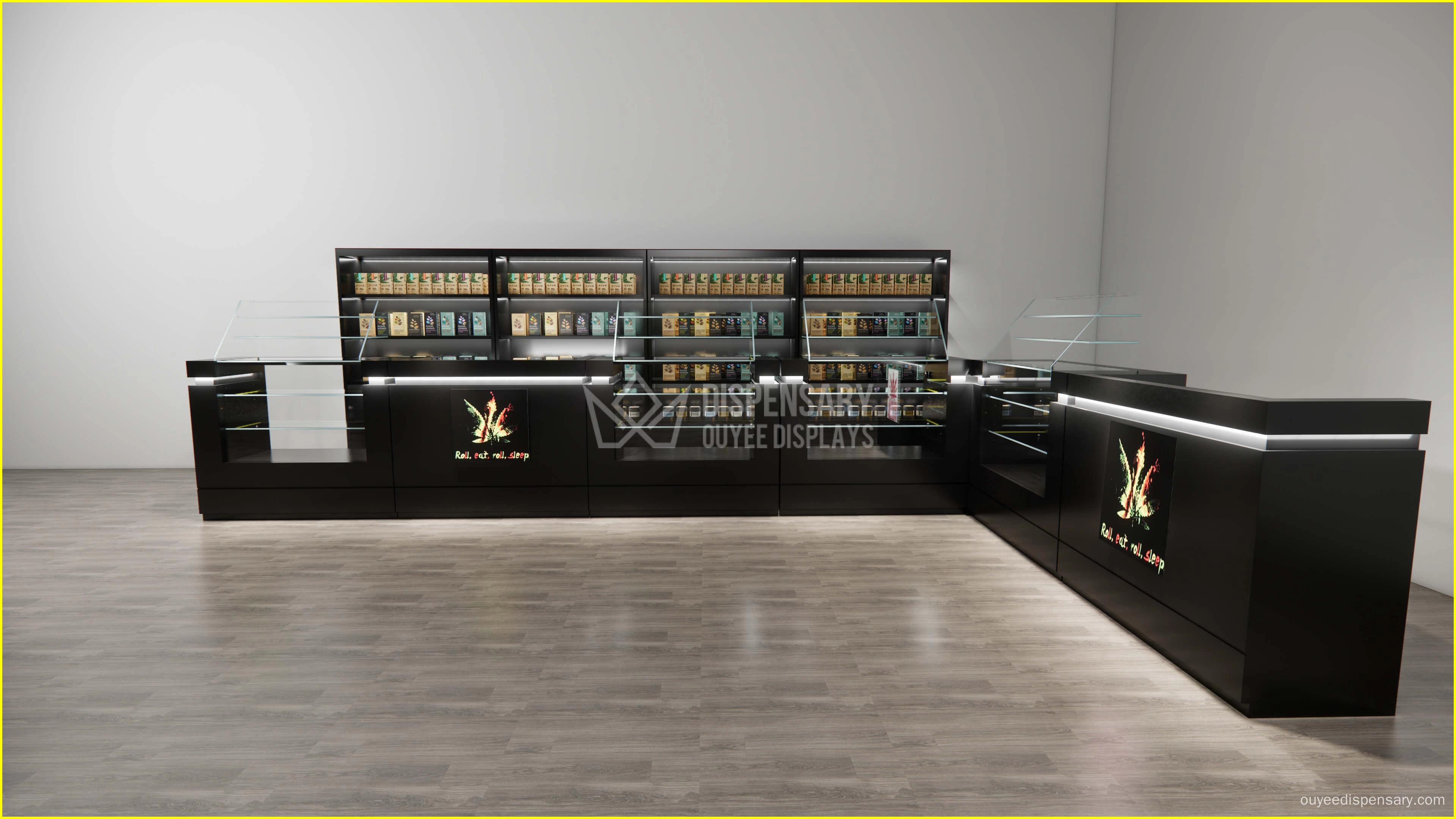 customize cigarette display counter - Ouyee