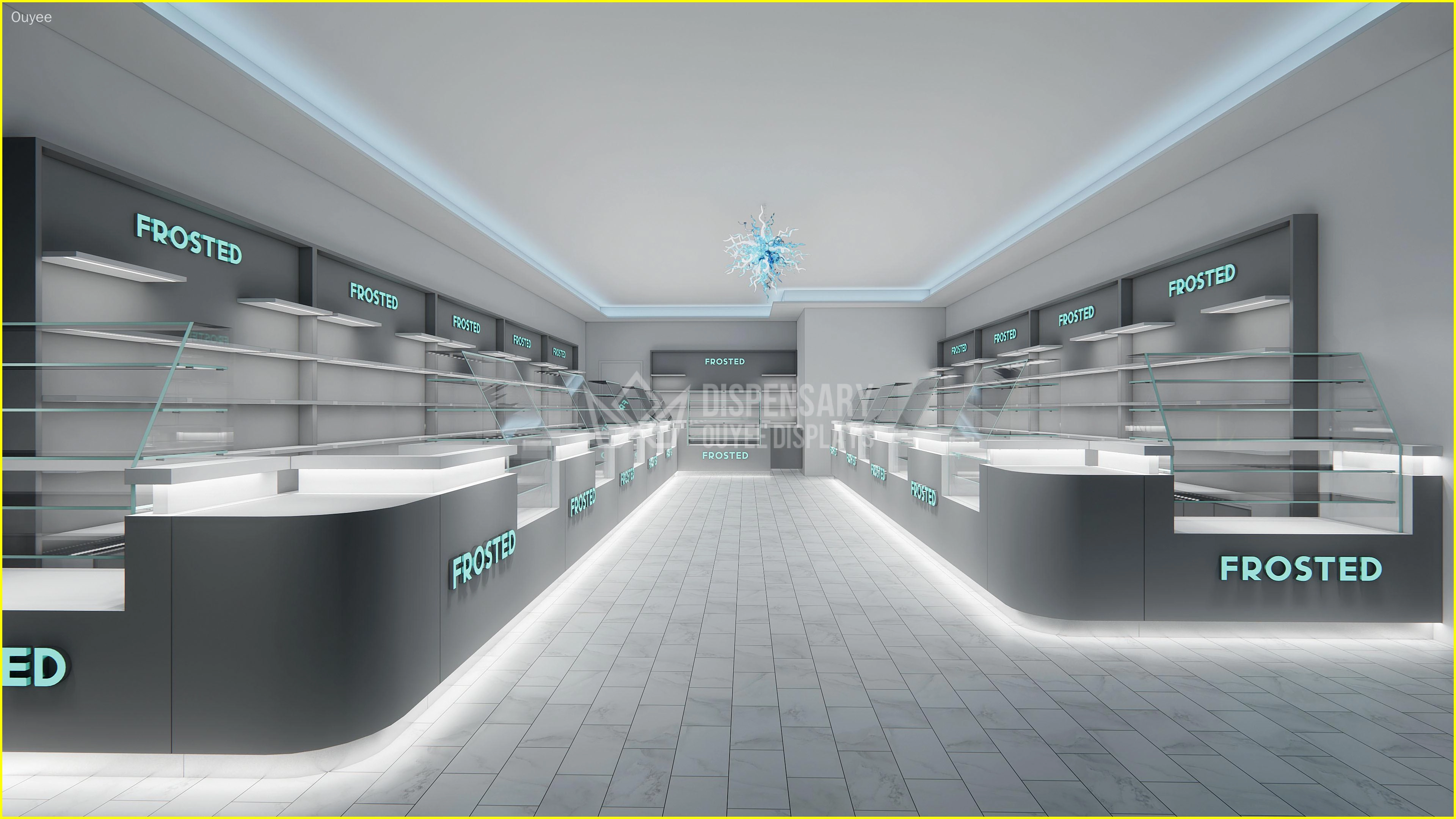 customize good display of smoke shop - Ouyee