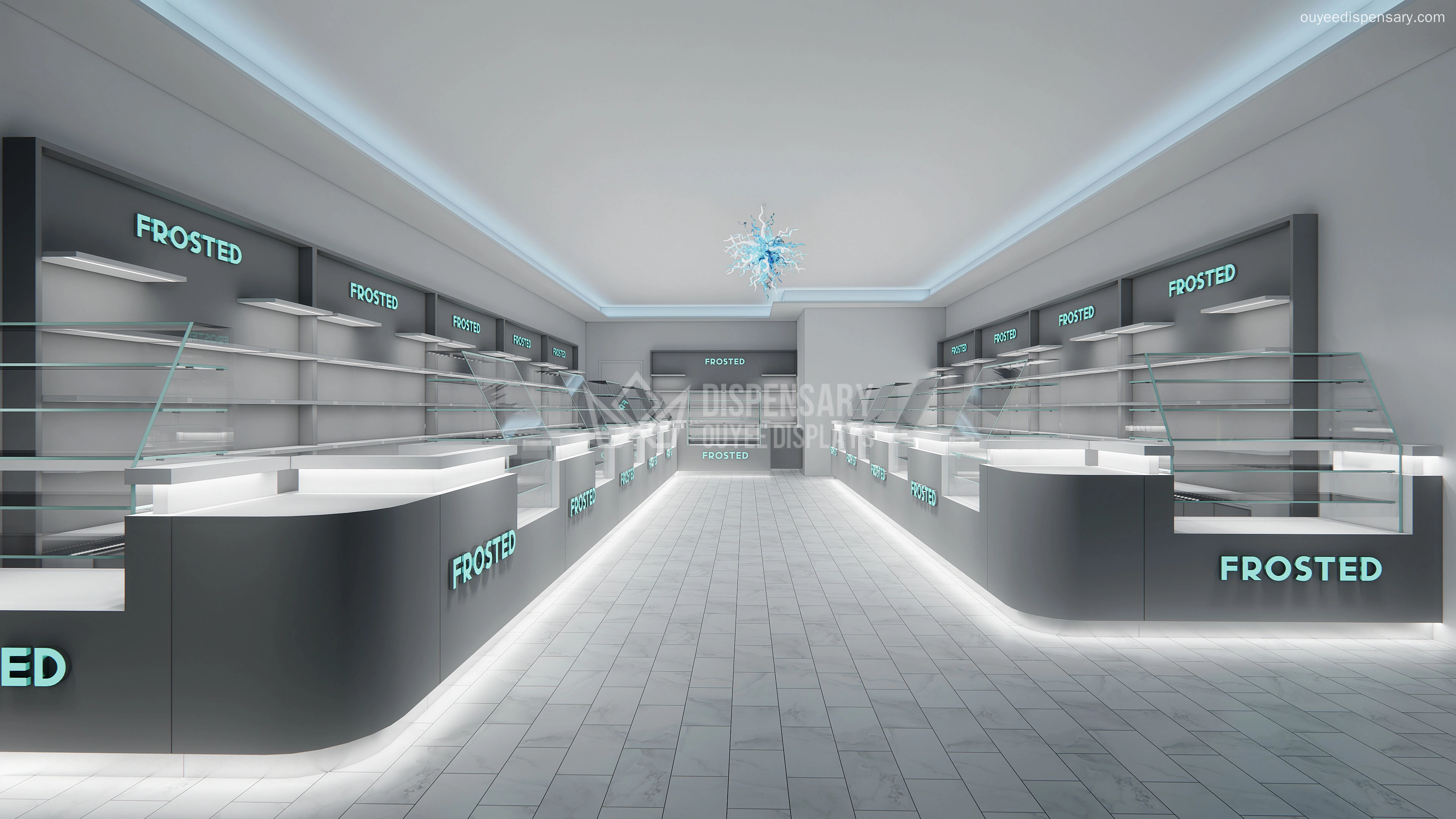 customize good display of smoke shop - Ouyee