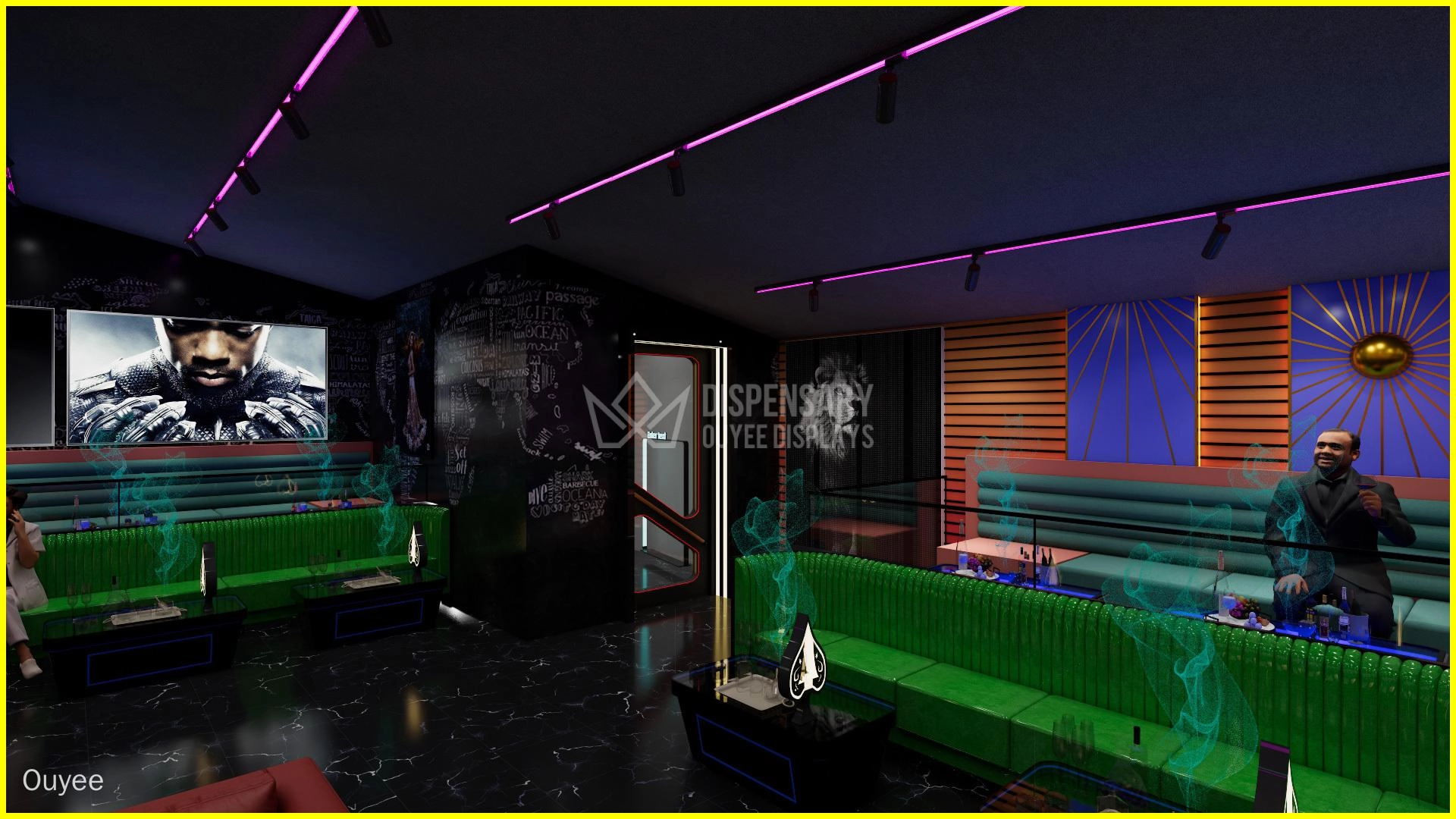 customize hookah lounge furniture in bulk - Ouyee