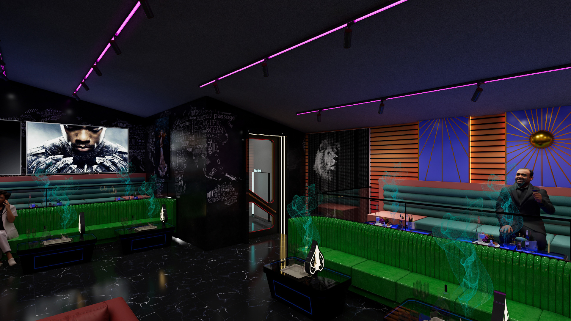 customize hookah lounge furniture in bulk - Ouyee