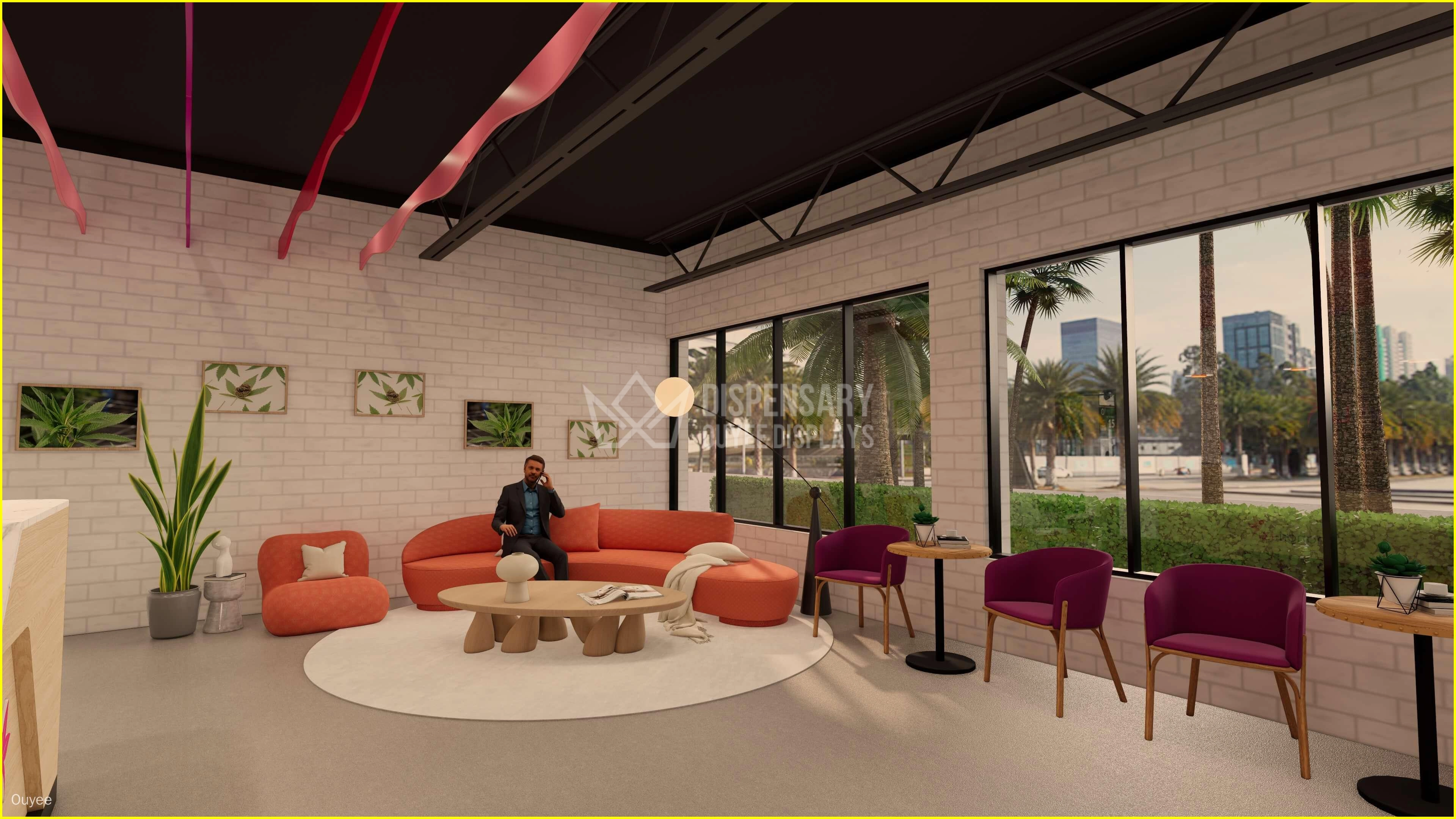 customize pipe tobacco display smoke shop - Ouyee