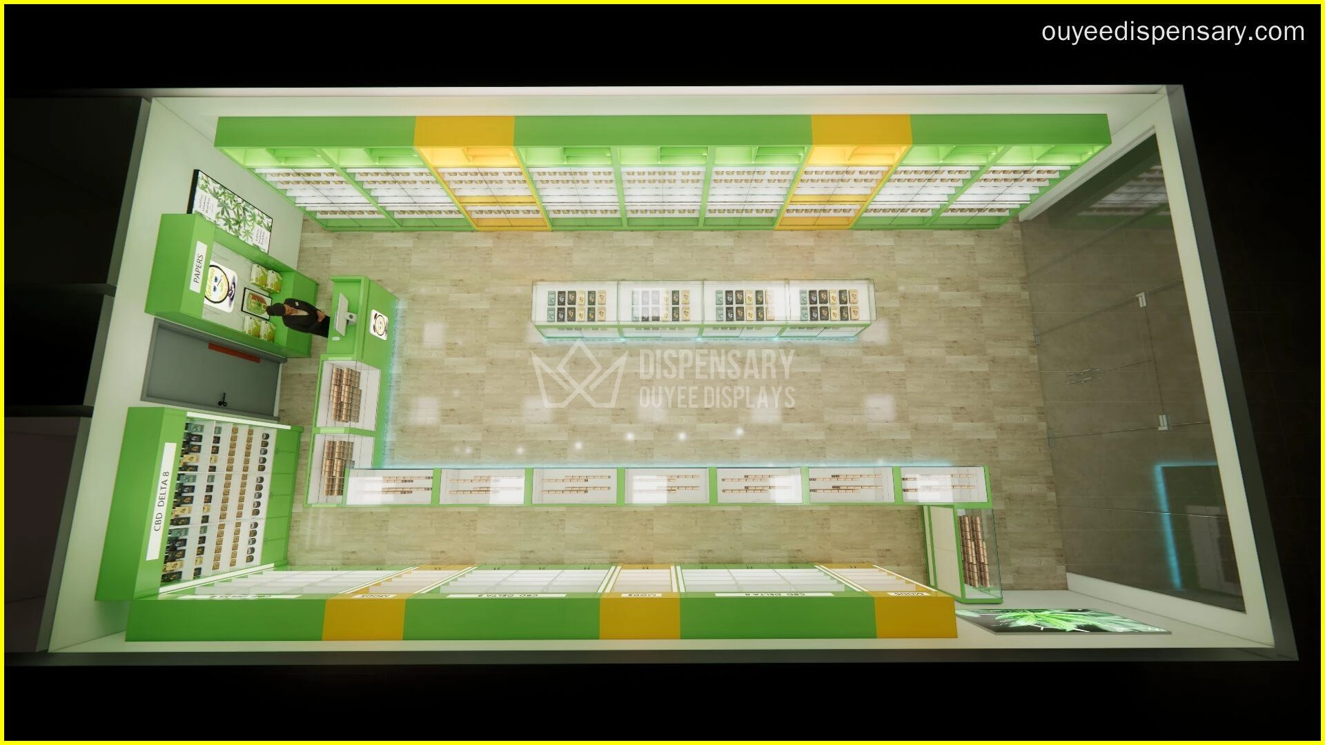 customized cbd cigarettes display - Ouyee