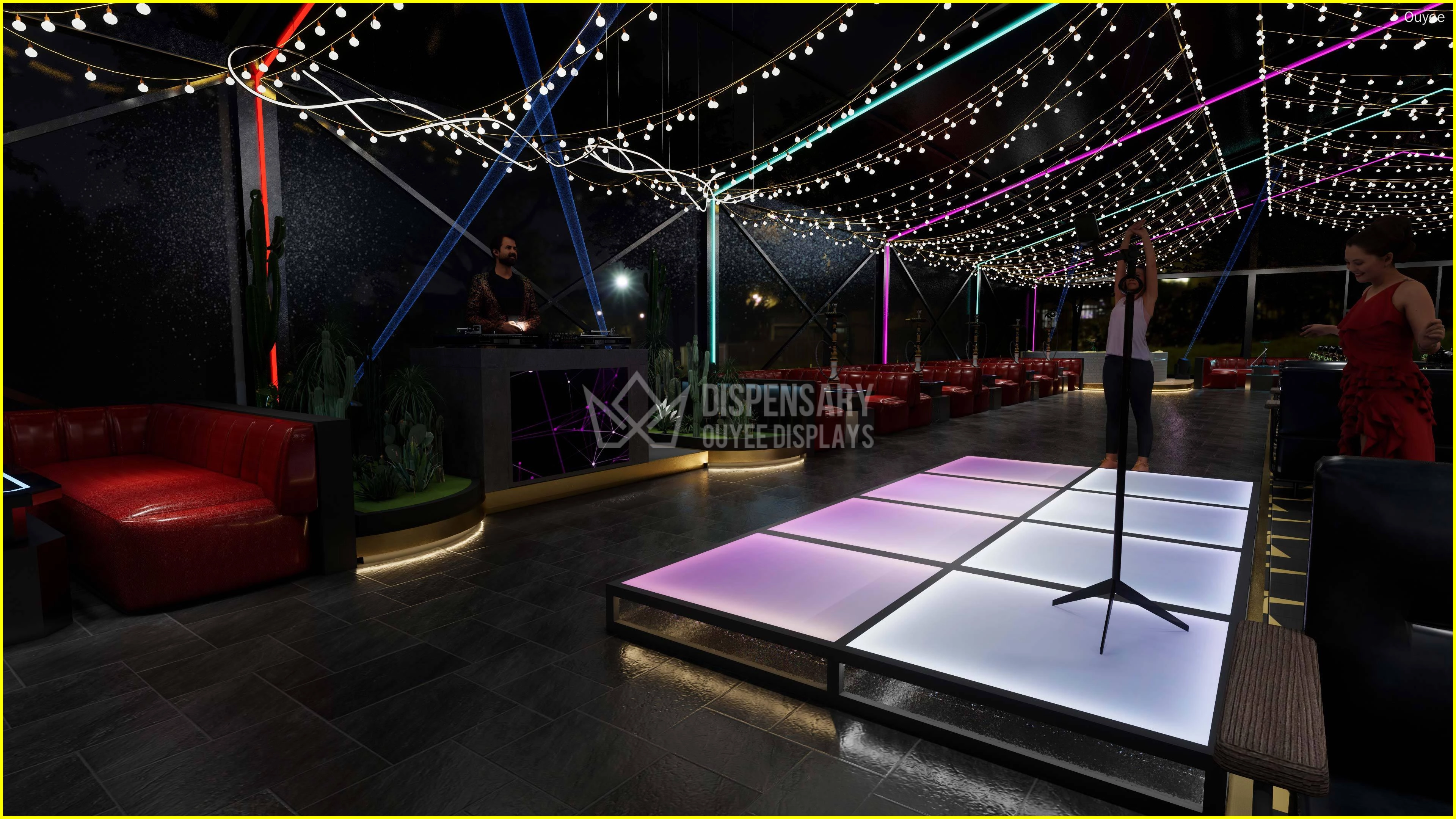 customized furniture for hookah lounge - Ouyee