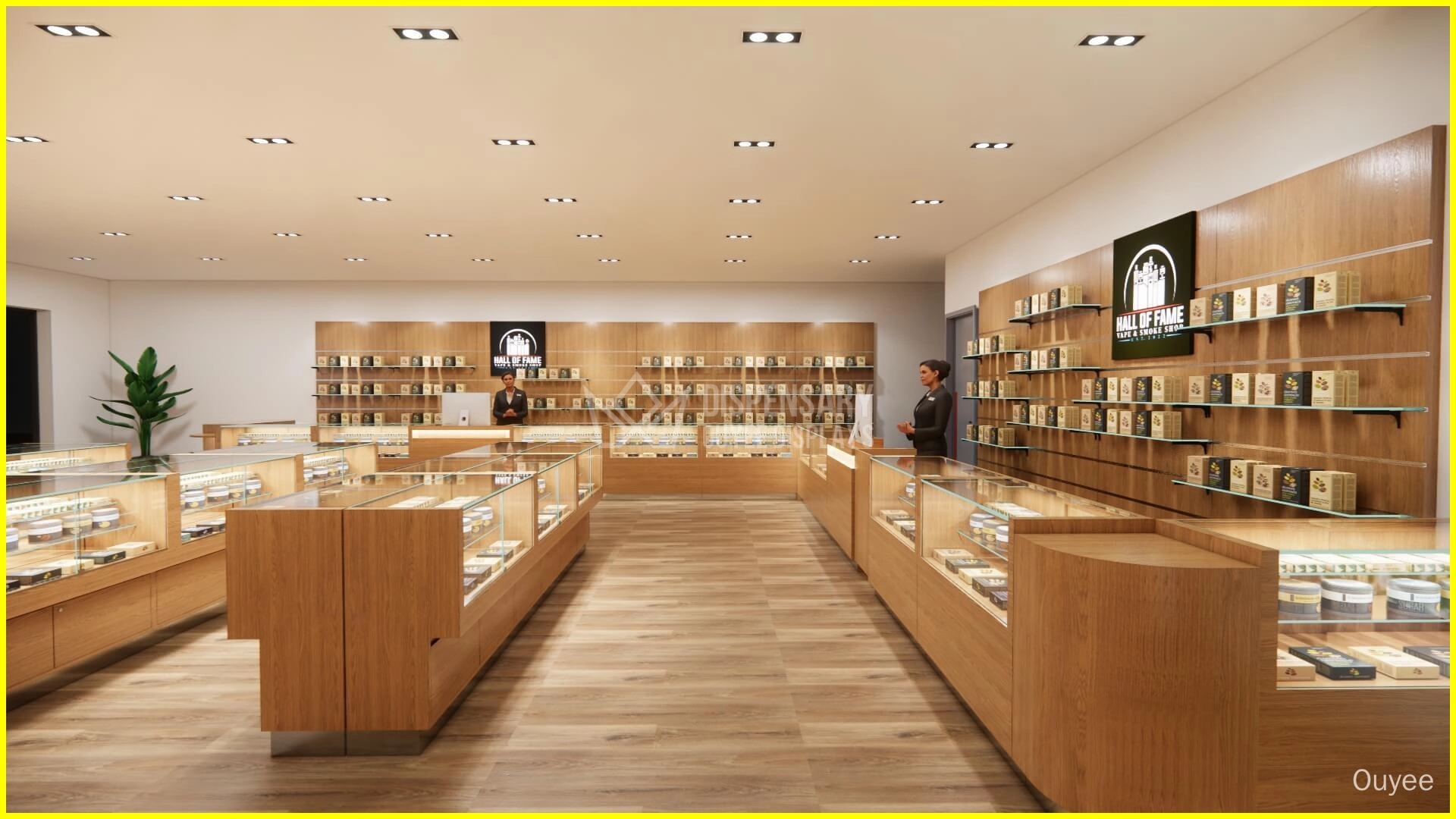 customized showcases for smoke shop - Ouyee