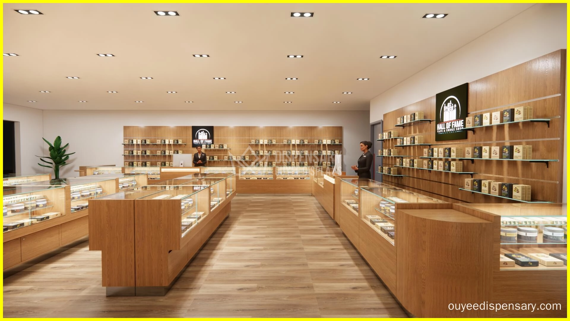 customized showcases for smoke shop - Ouyee