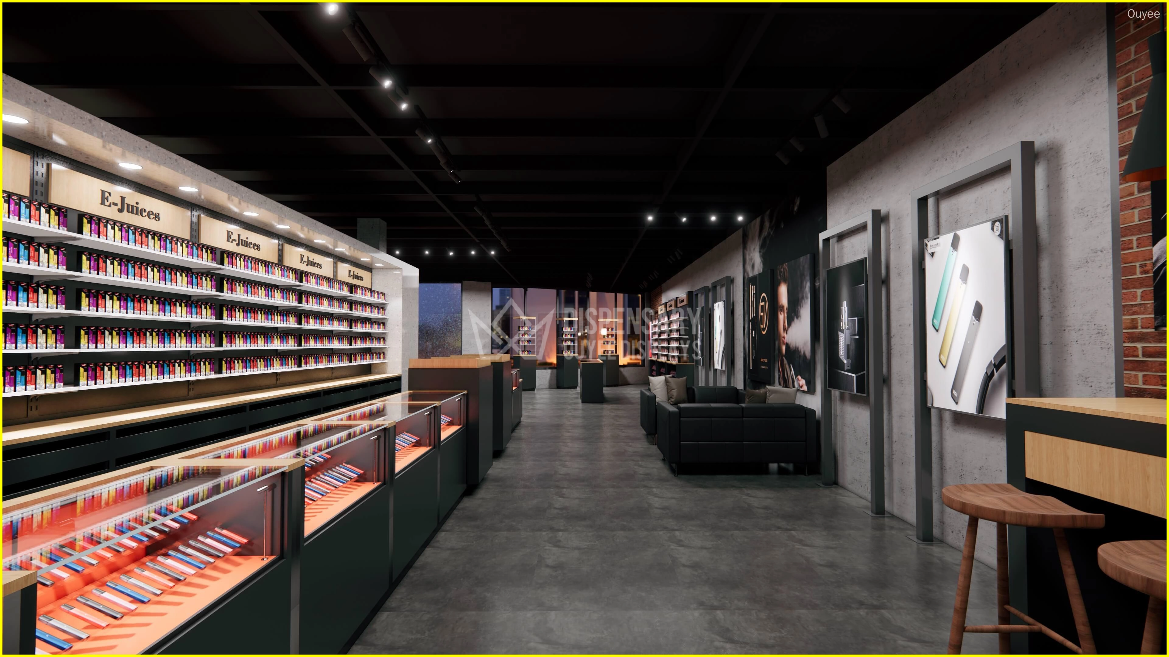 dispensary display and design maker - Ouyee