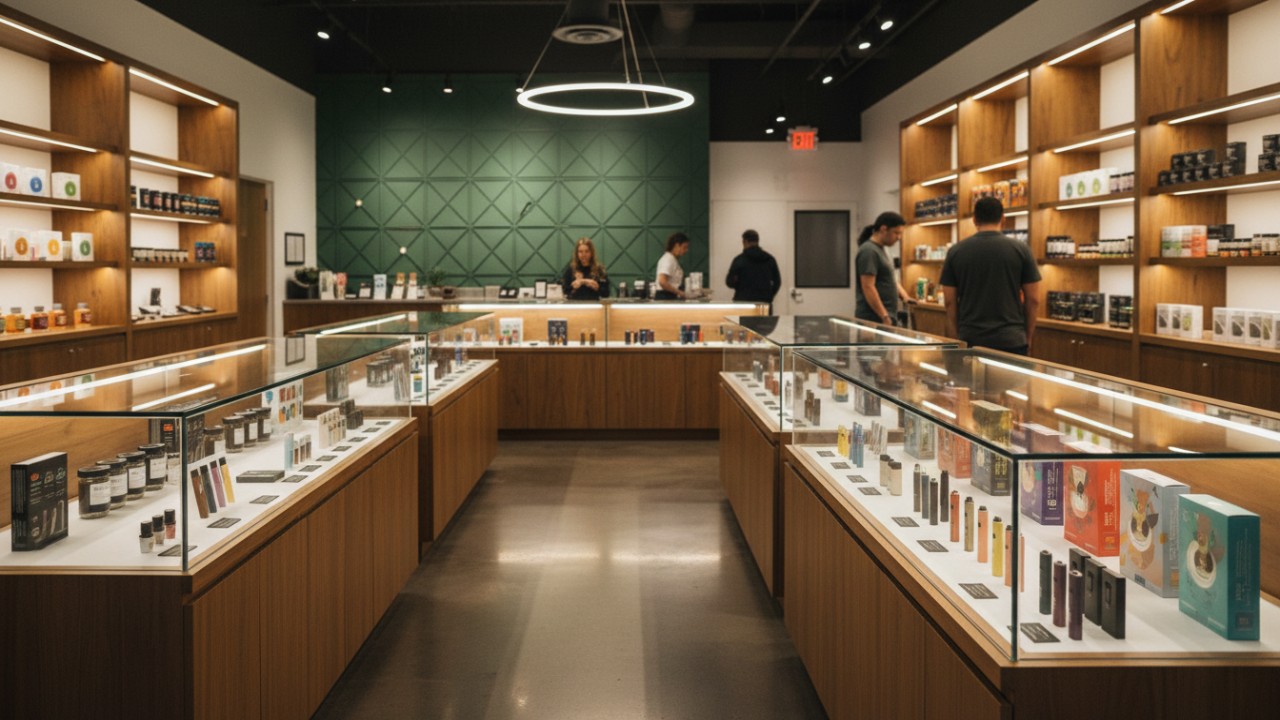 dispensary display cabinets