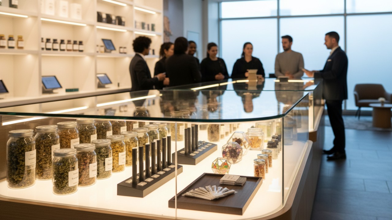 dispensary display design