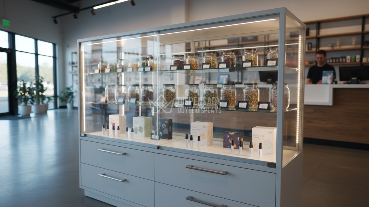 display cabinet for dispensary