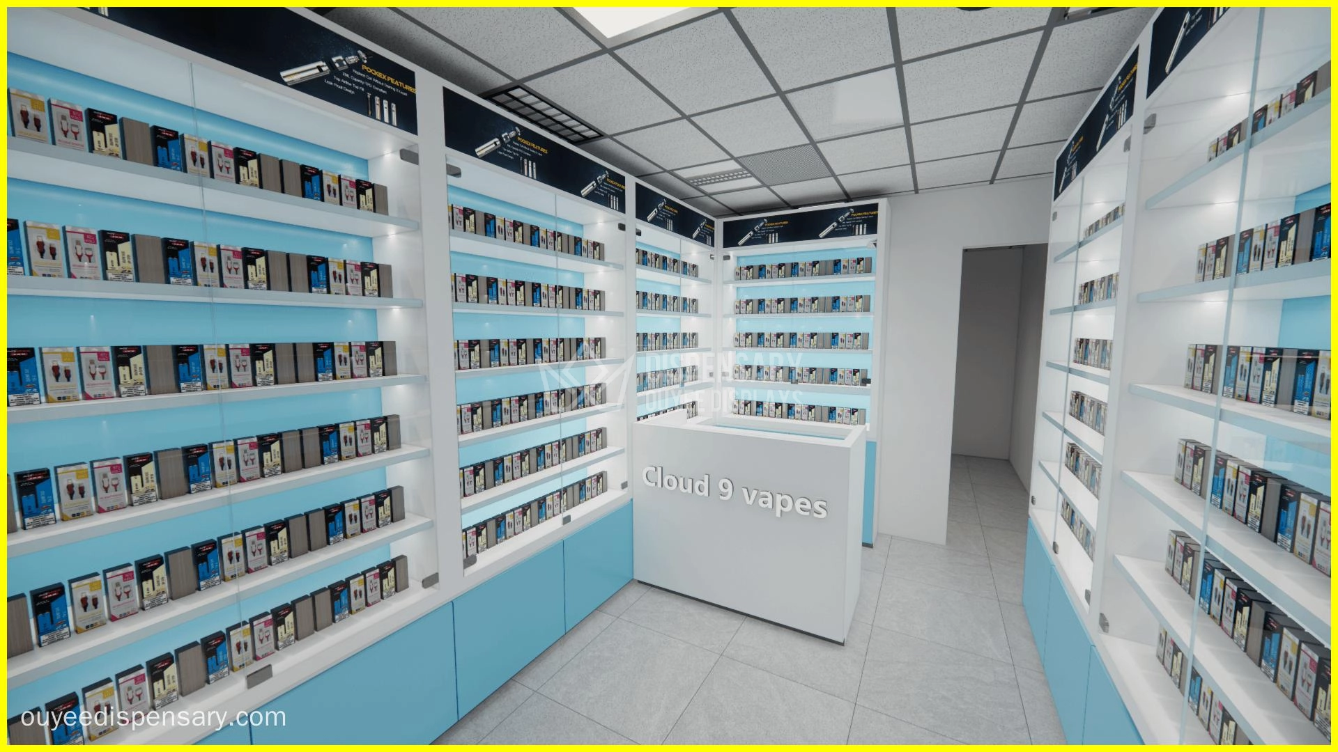 e cigarette display rack factory - Ouyee